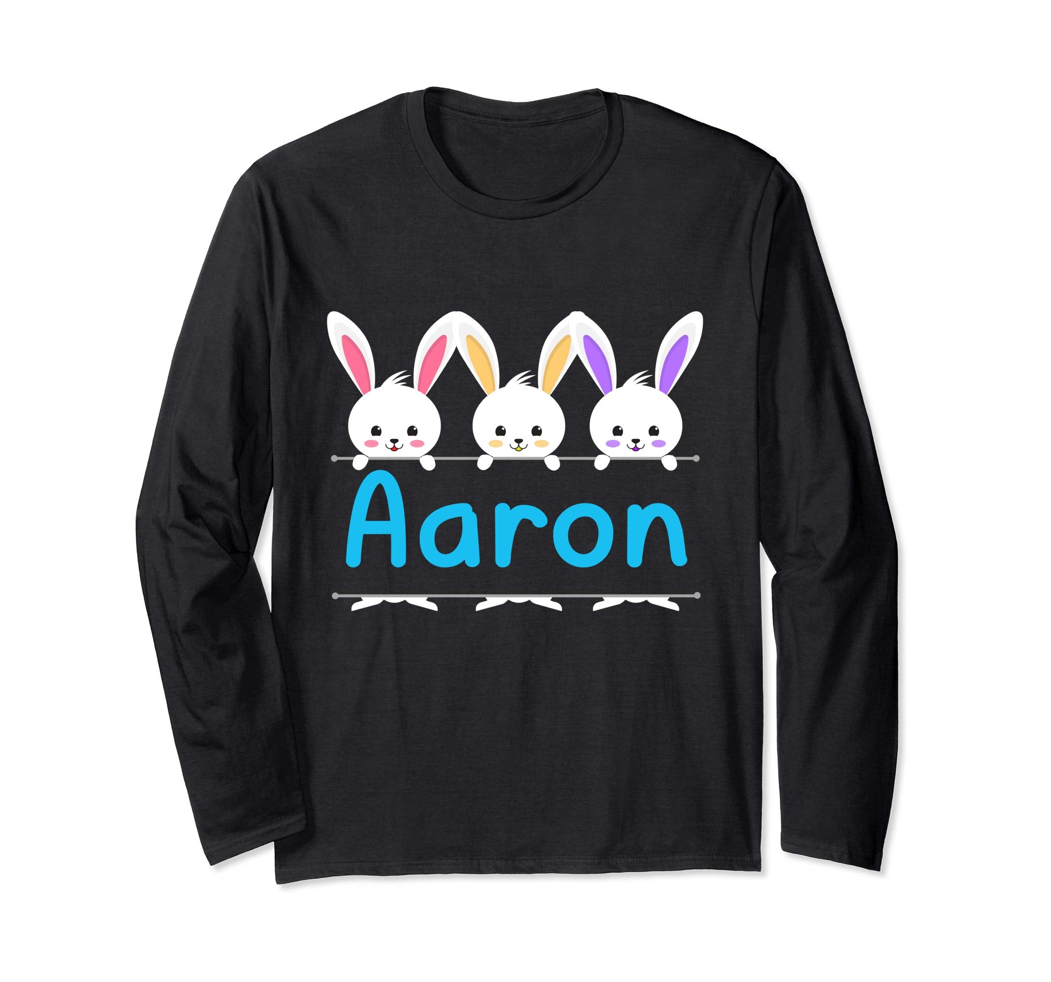 Easter day t-shirt super cute 3 Aaron Rabbits