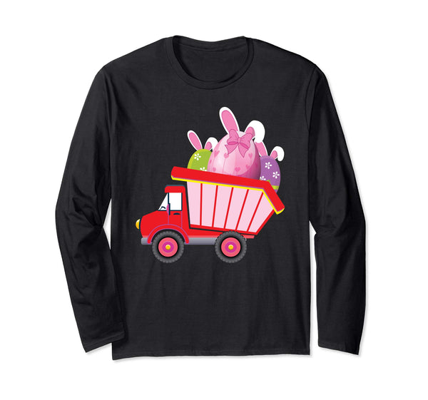 Easter Dump Truck Bunny Eggs Delivering T-Shirt Boys Girls