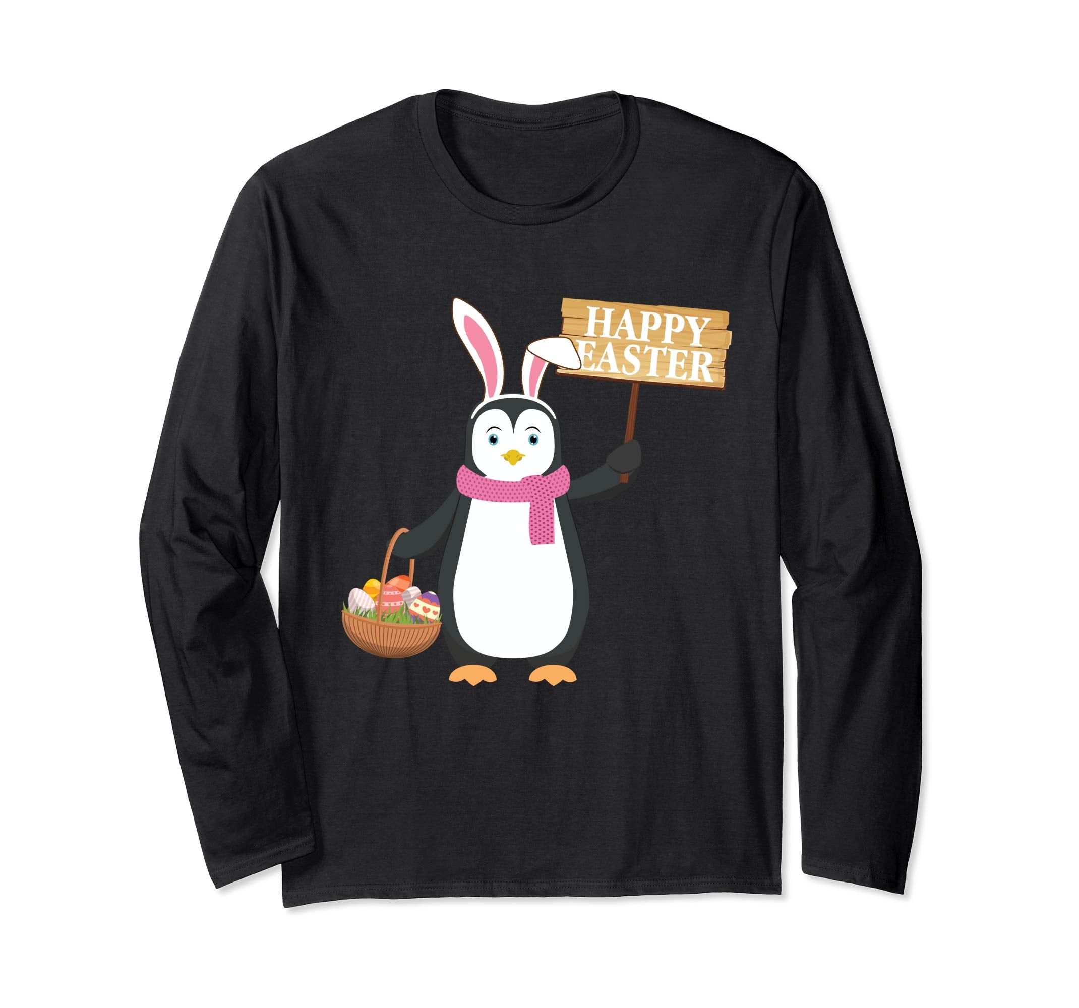 Easter Bunny Penguin Happy Easter T-Shirt Egg Hunting Lovely