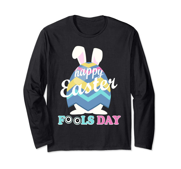 Big Bunny Rabbit &amp; Easter Egg Happy Easter Fools Day Shirt