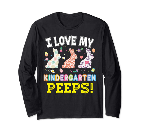 I Love My Kindergarten Peeps Teacher Easter Bunnies T-Shirt
