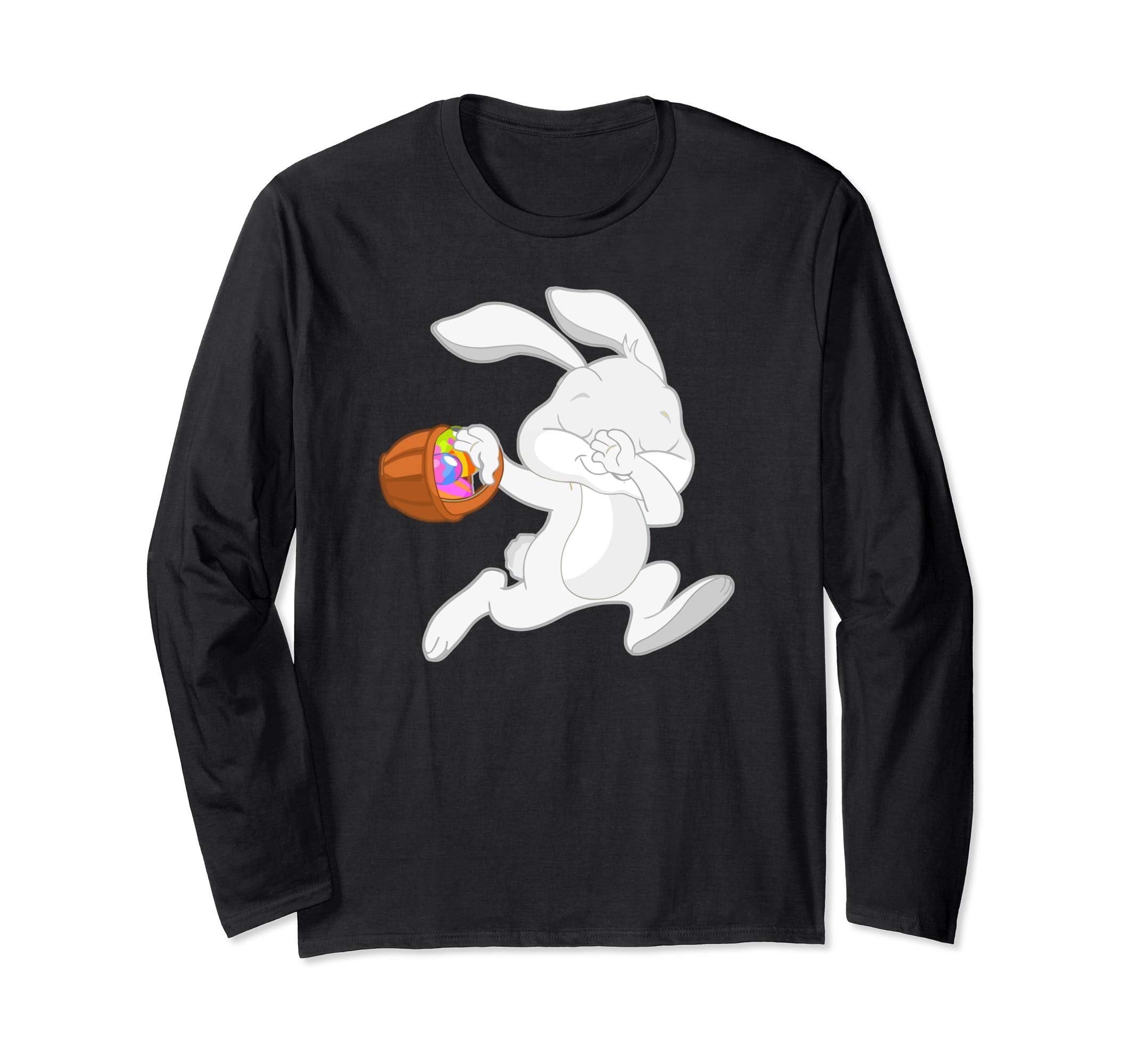 Funny Easter Rabbit Long Sleeve Shirt, Running Bunny Gift