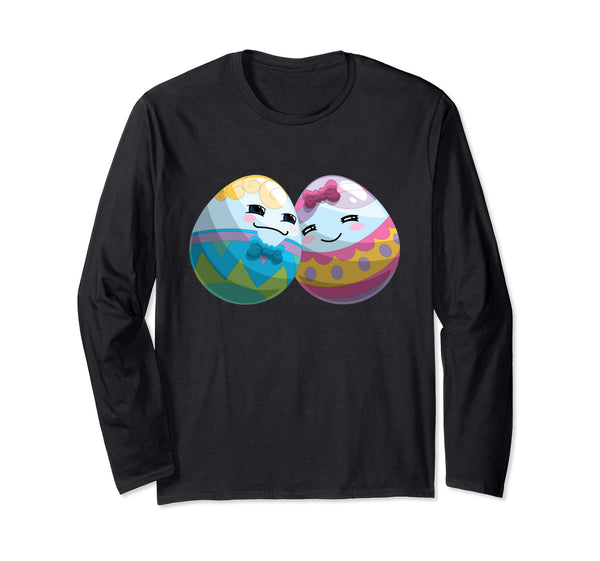 Easter Shirt with Cute Egg Couple for Men and Women