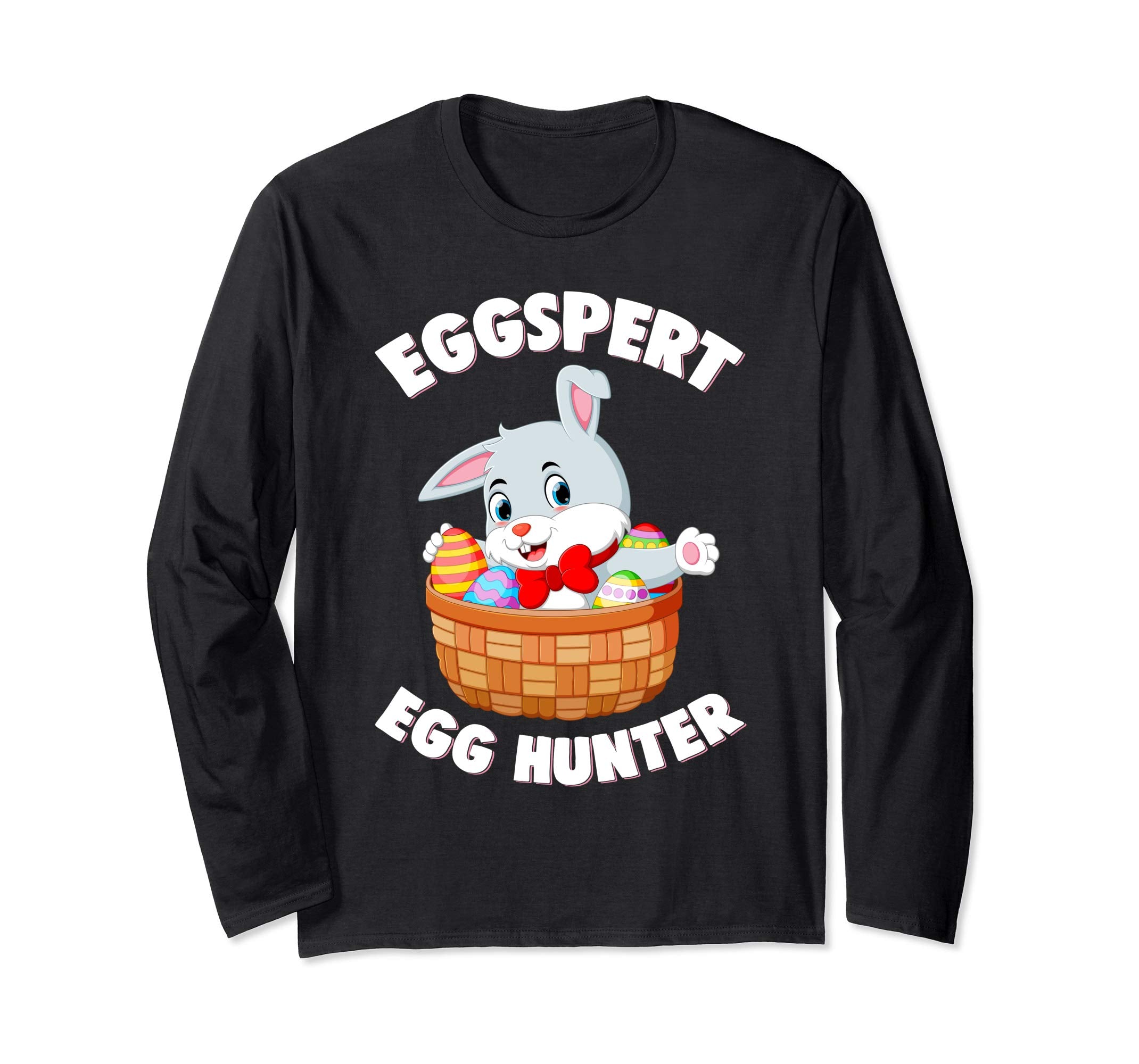 Eggspert Egg Hunter Happy Easter Long Sleeve T Shirt Gift