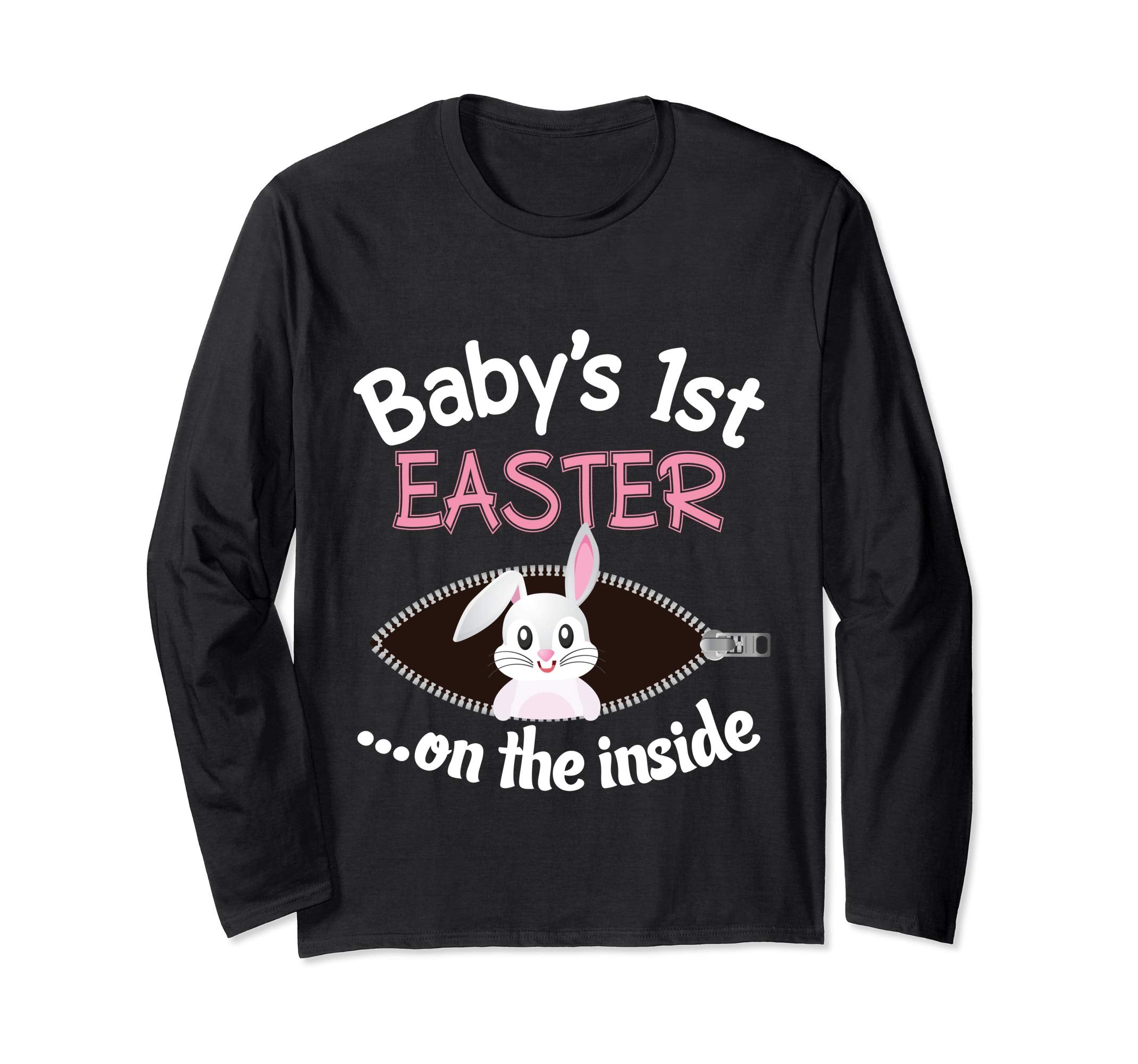 Baby 1st Easter On The Inside T-Shirt Pregnancy Announcement