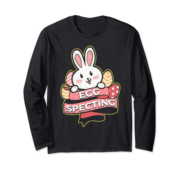 Eggspecting Long Sleeve Shirt Easter Baby Announcement