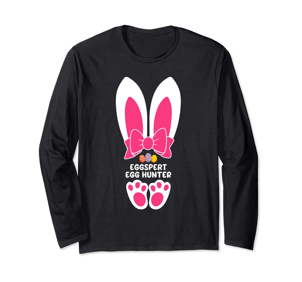 Eggspert Egg Hunter Happy Easter Long Sleeve T Shirt Gift