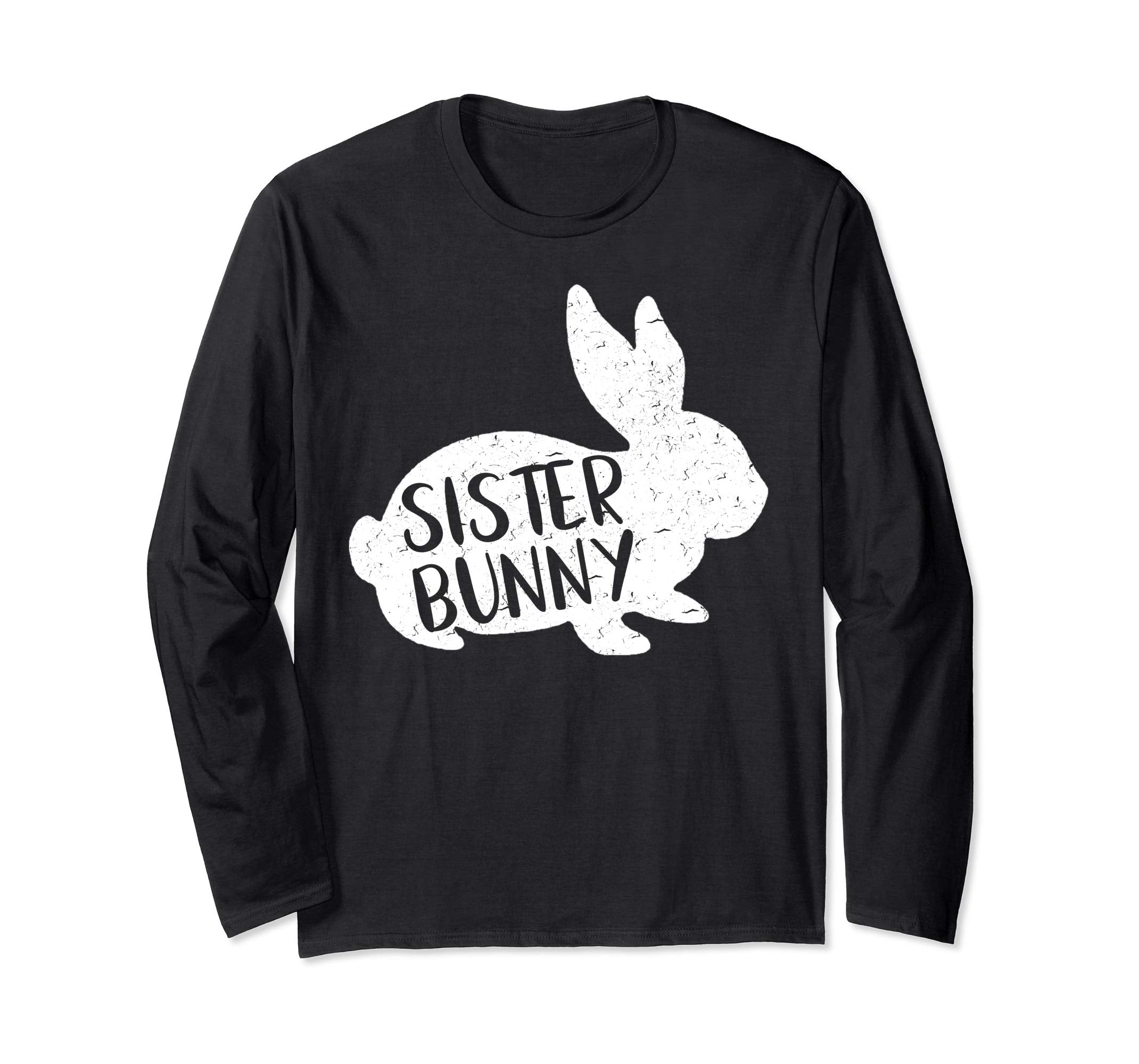 Sister Bunny Longsleeve Cute Matching Family Easter Shirt