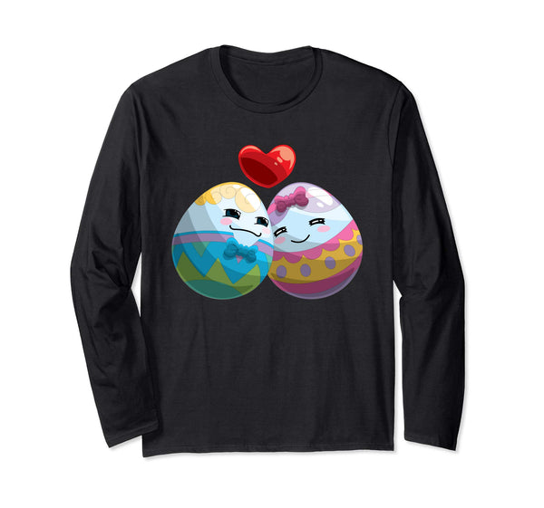 Easter Shirt with Cute Egg Couple for Men and Women