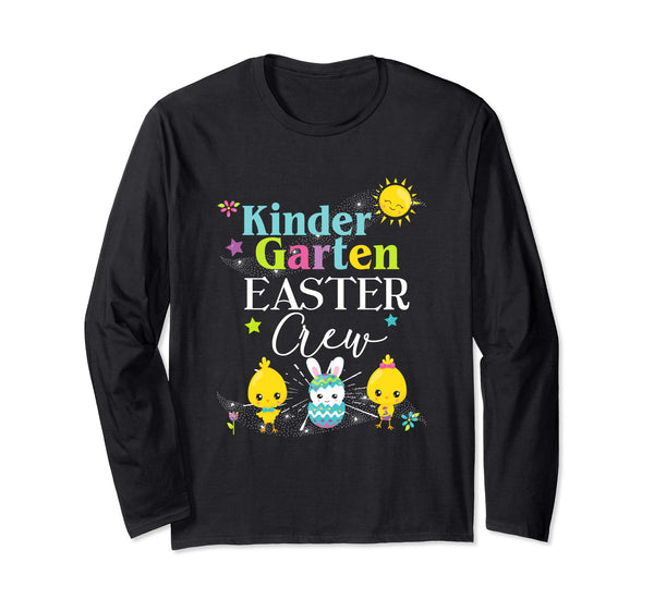 Kindergarten Easter Teacher Longsleeve Shirt Cute Crew