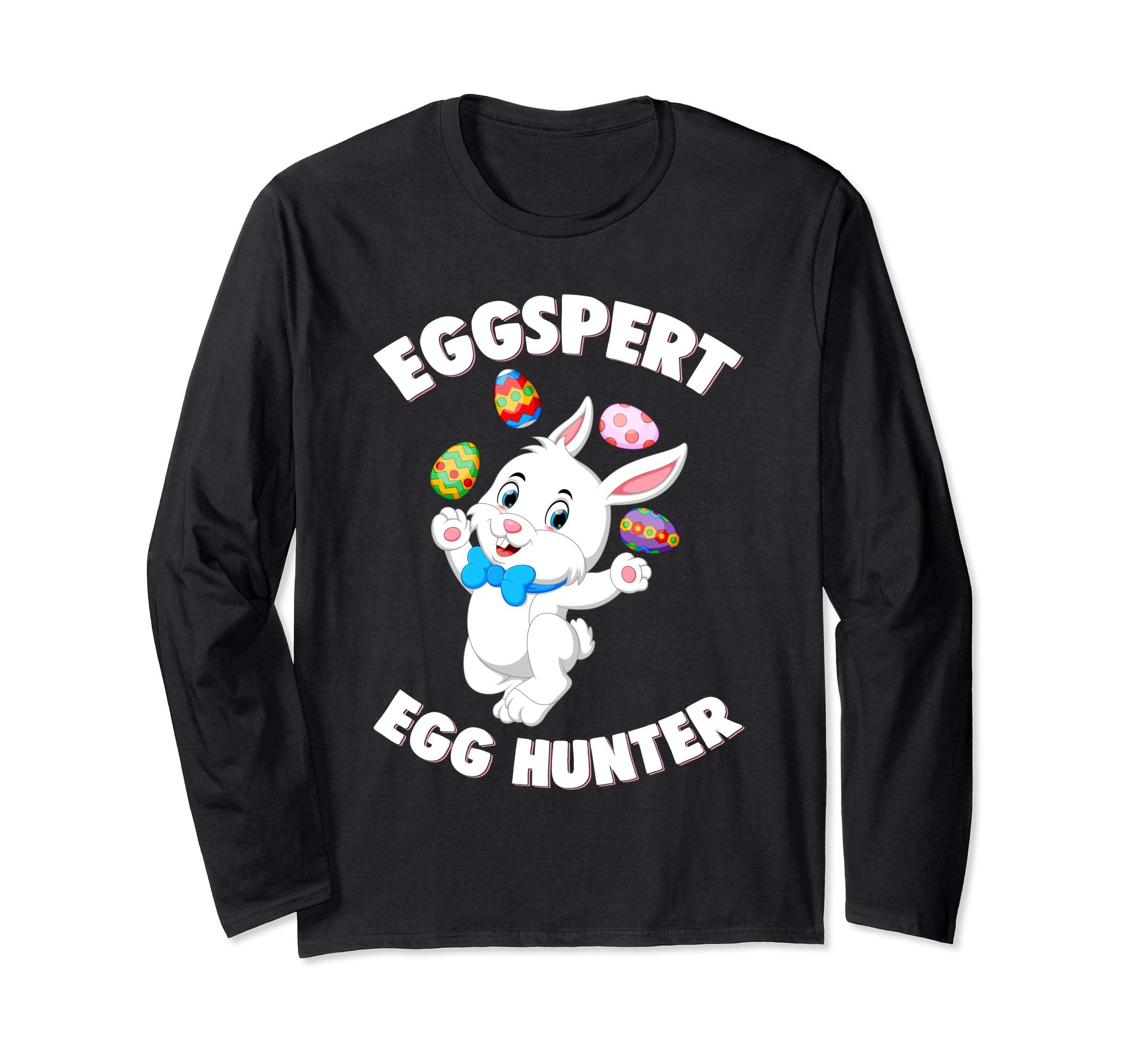 Eggspert Egg Hunter Happy Easter Long Sleeve T Shirt Gift