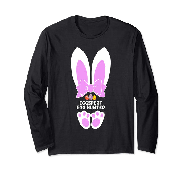 Eggspert Egg Hunter Happy Easter Long Sleeve T Shirt Gift