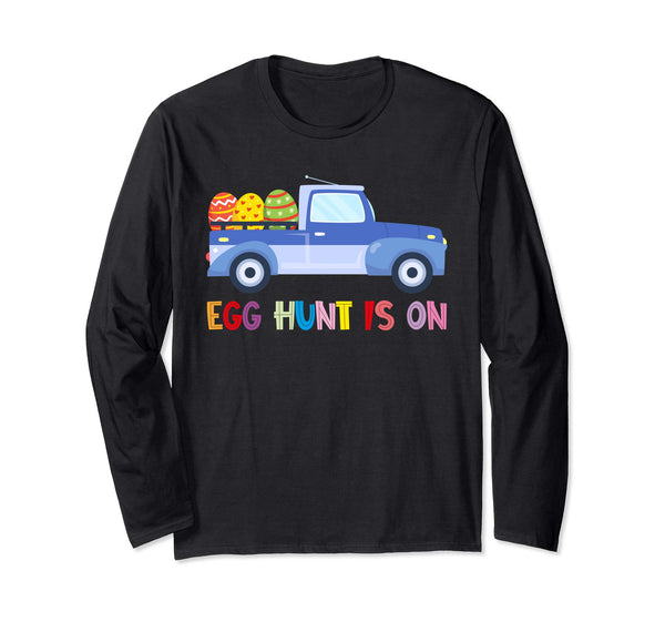 Happy Easter Truck Egg Hunt Is On Long Sleeve T Shirt Gift