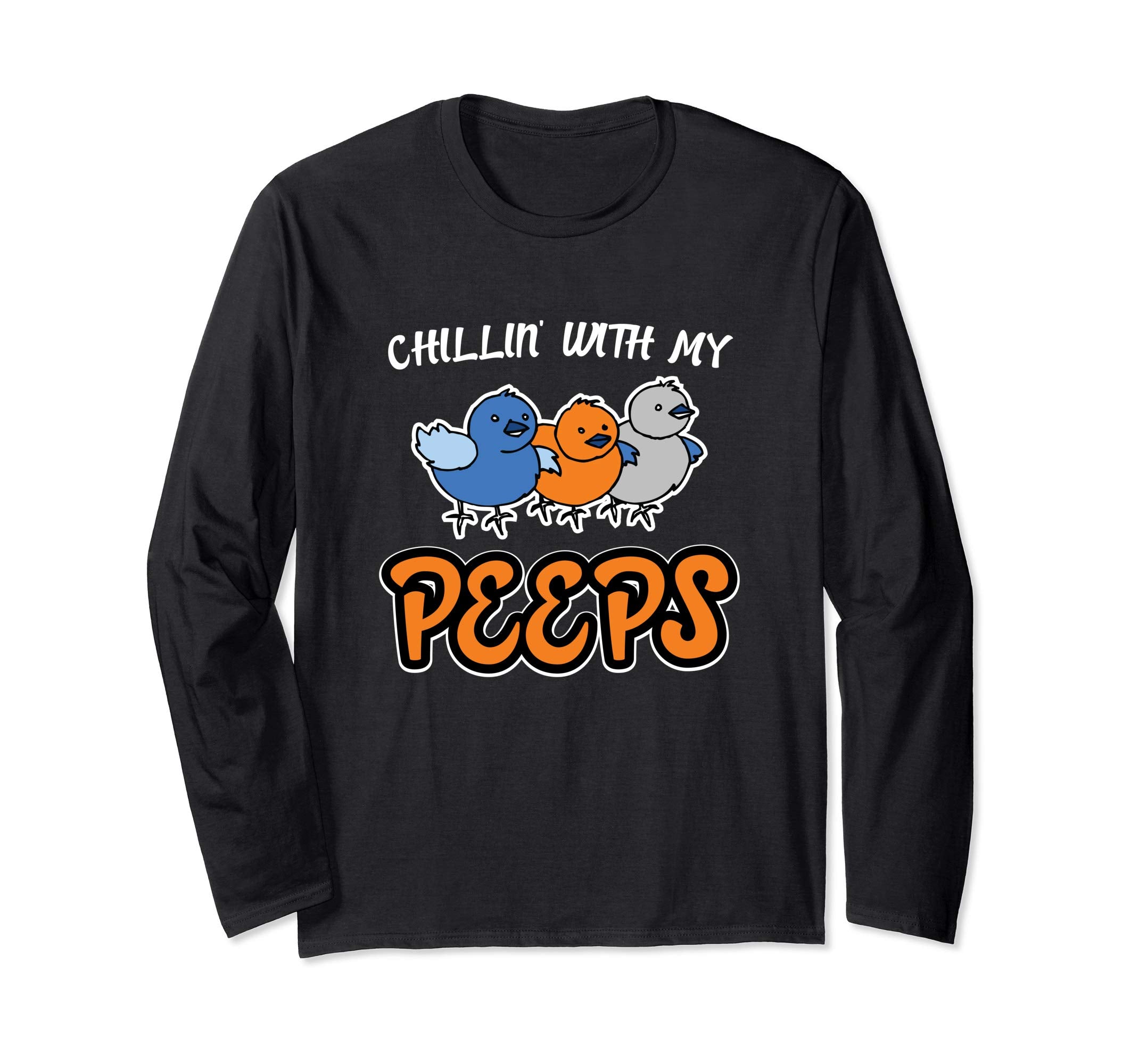 Chillin' With My Peeps Funny Friends Easter T Shirt