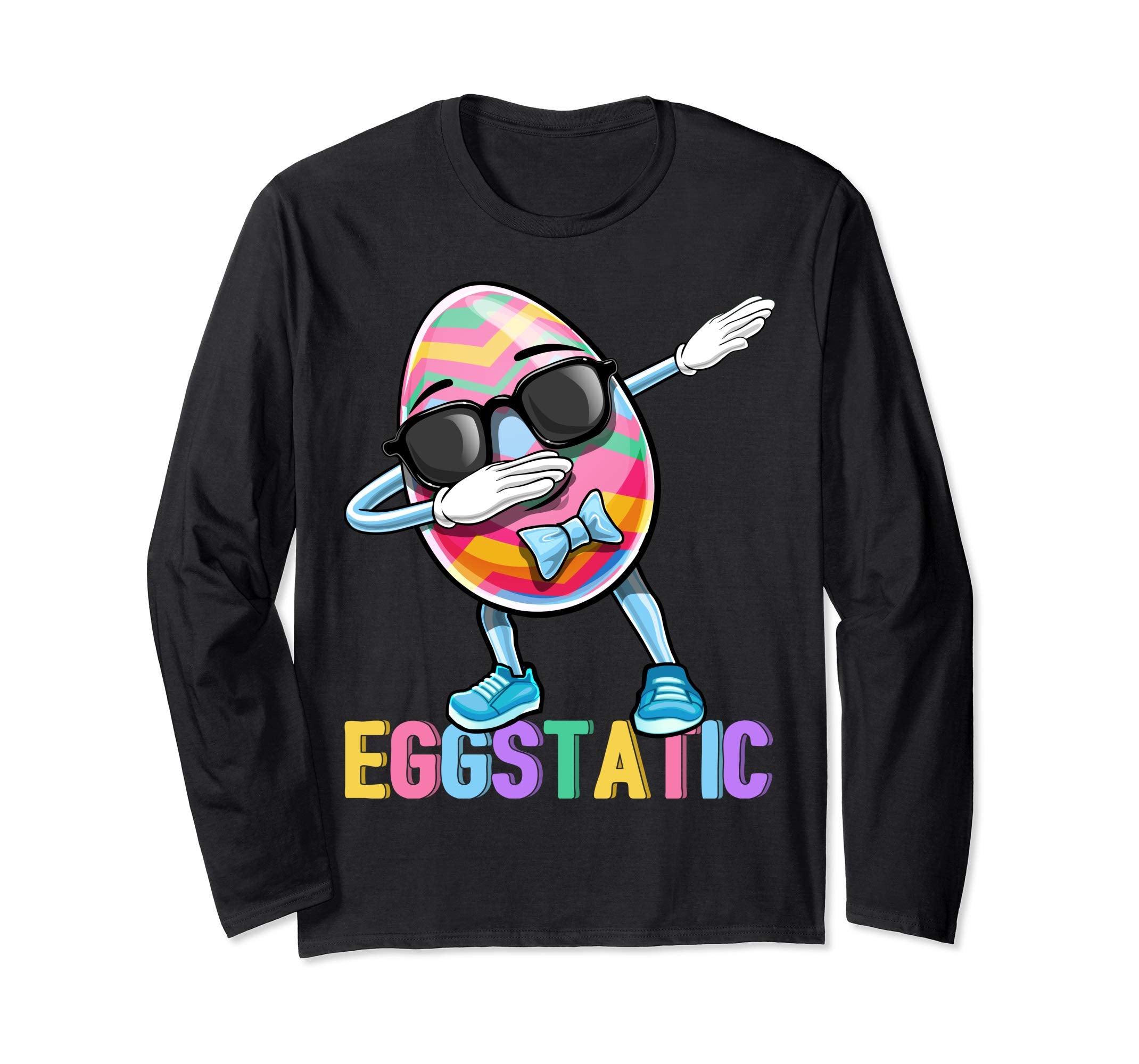 Eggstatic Dabbing Easter Egg Long Sleeve Shirt Gift Women