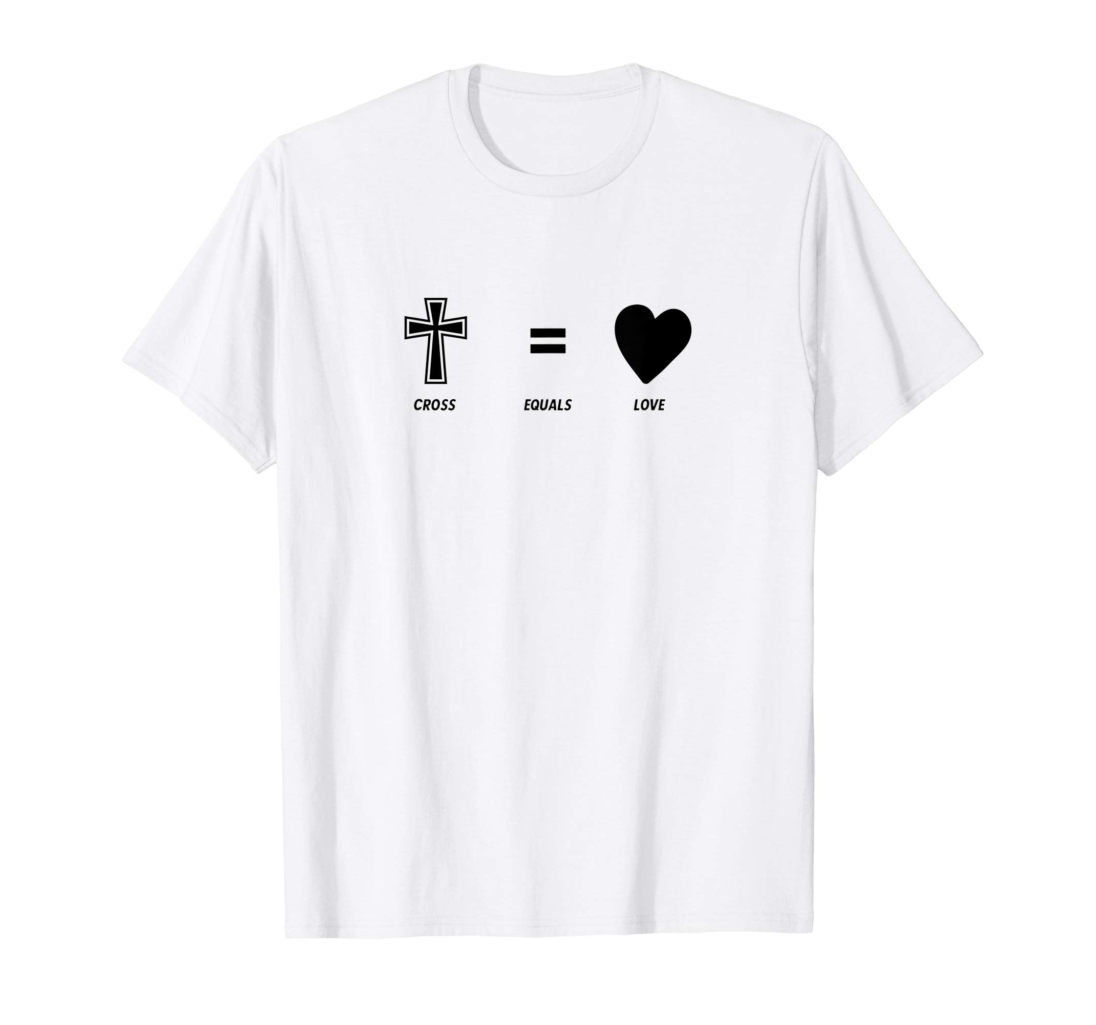 Cross Equals Love Inspiring Easter Christian Gift Shirt