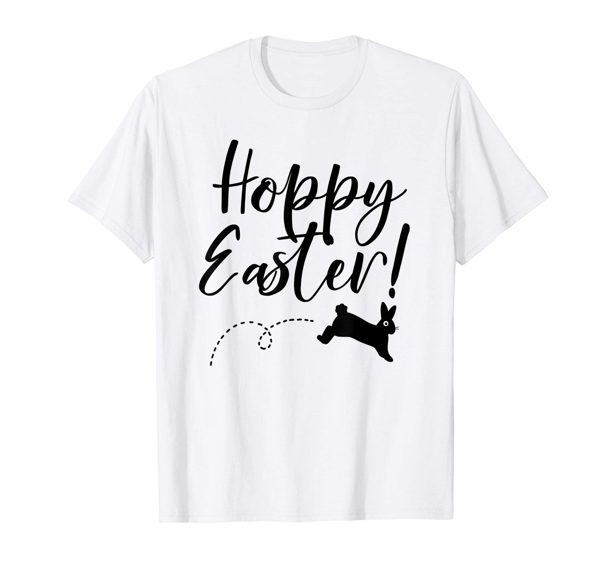Hoppy Easter T-shirt with Hopping Bunny Rabbit