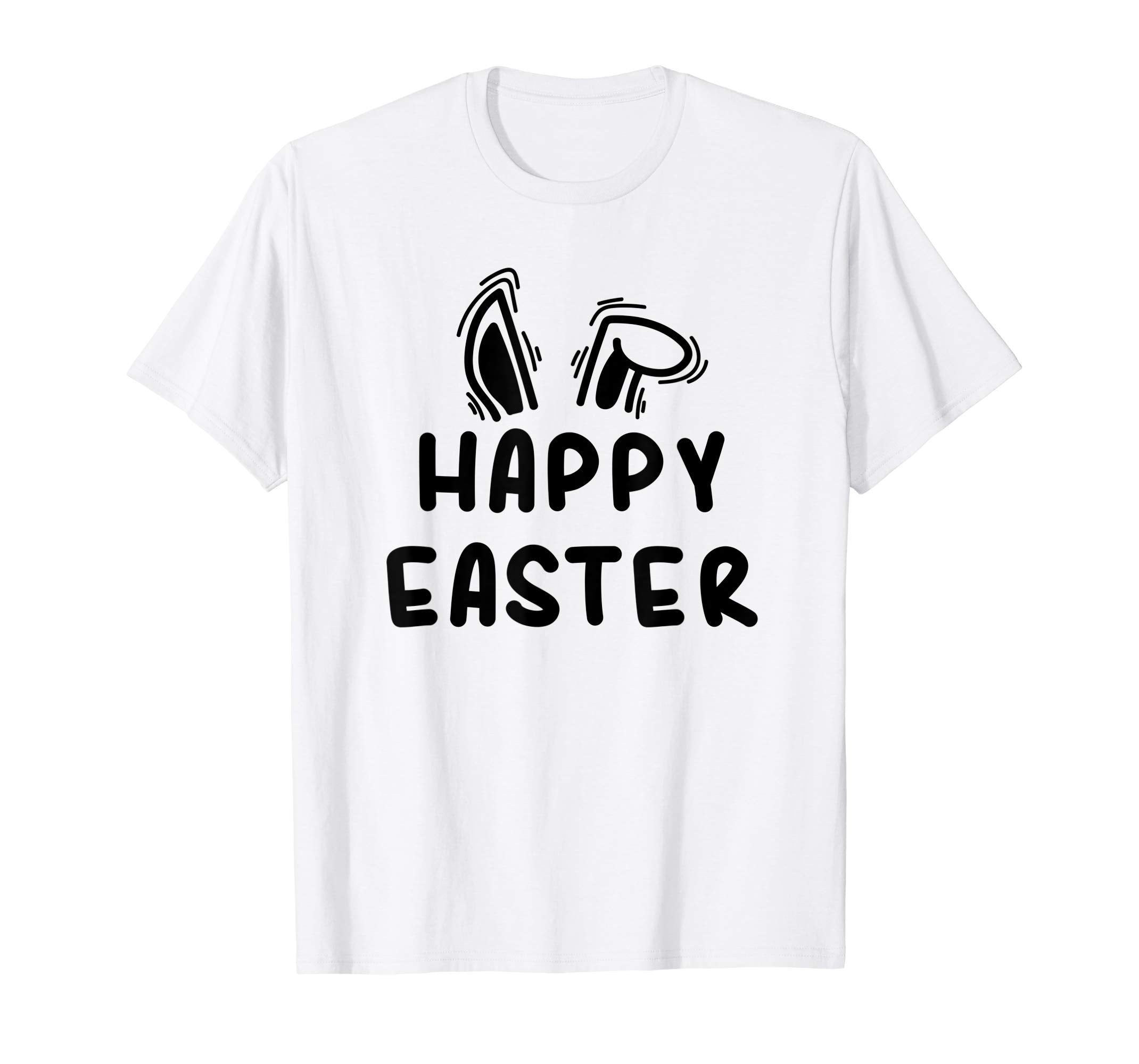 Cute Happy Easter Bunny T shirt for Toddler Girls and Boys