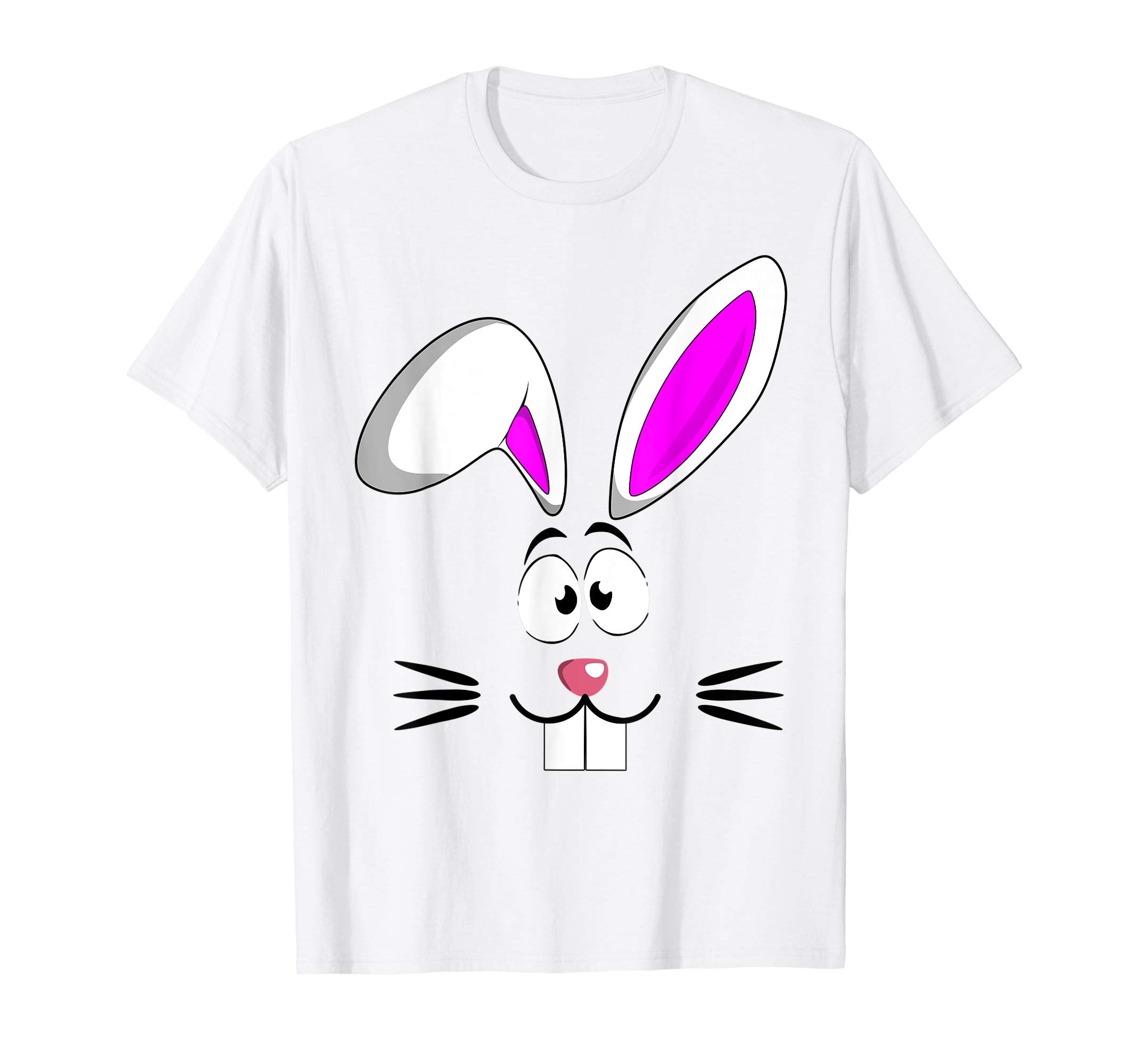 Easter Bunny Face Shirt for Girls and Boys Party Costumes