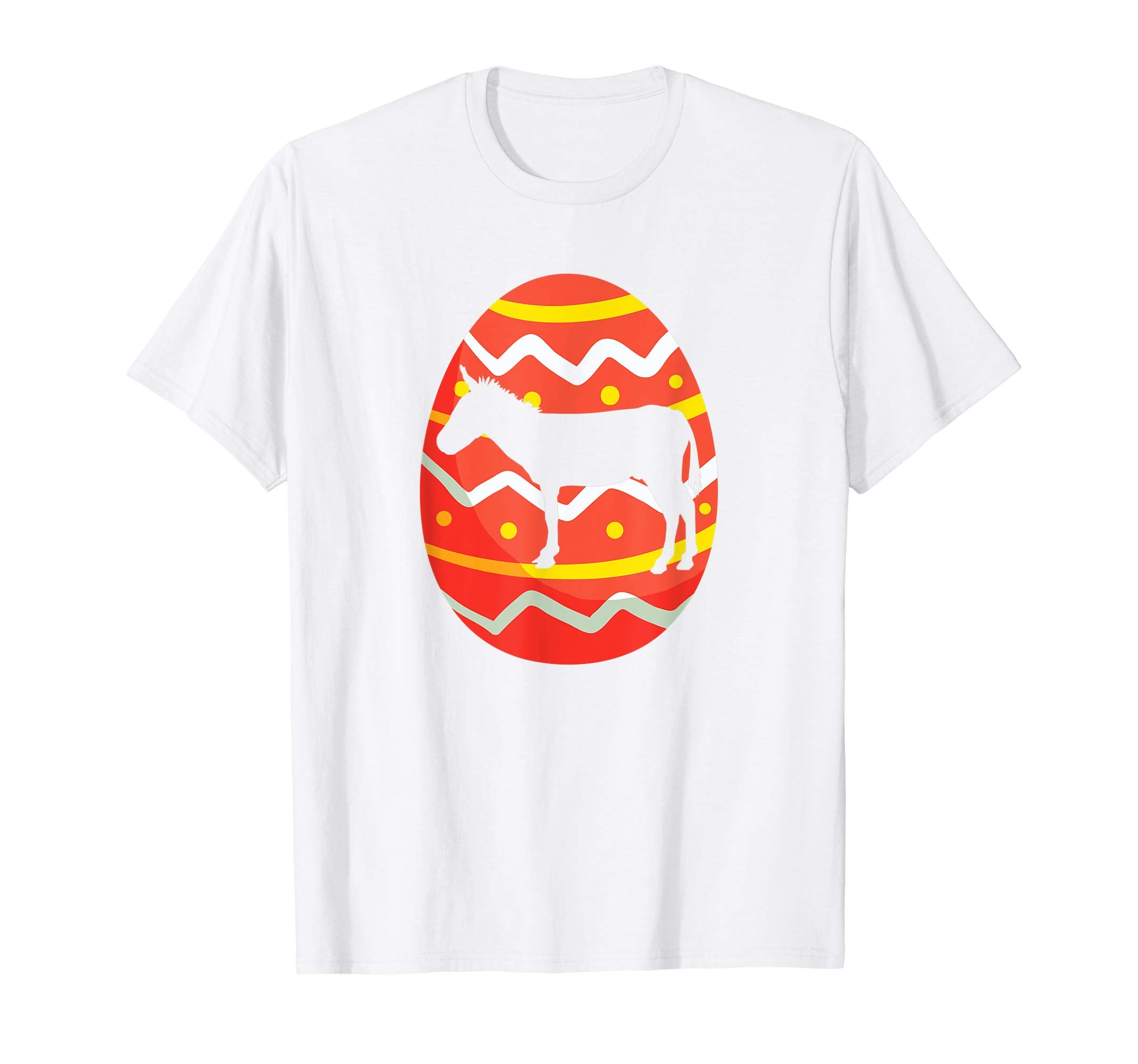 Happy Donkey Easter Bunny Egg T-Shirt for Kids Boys Girls