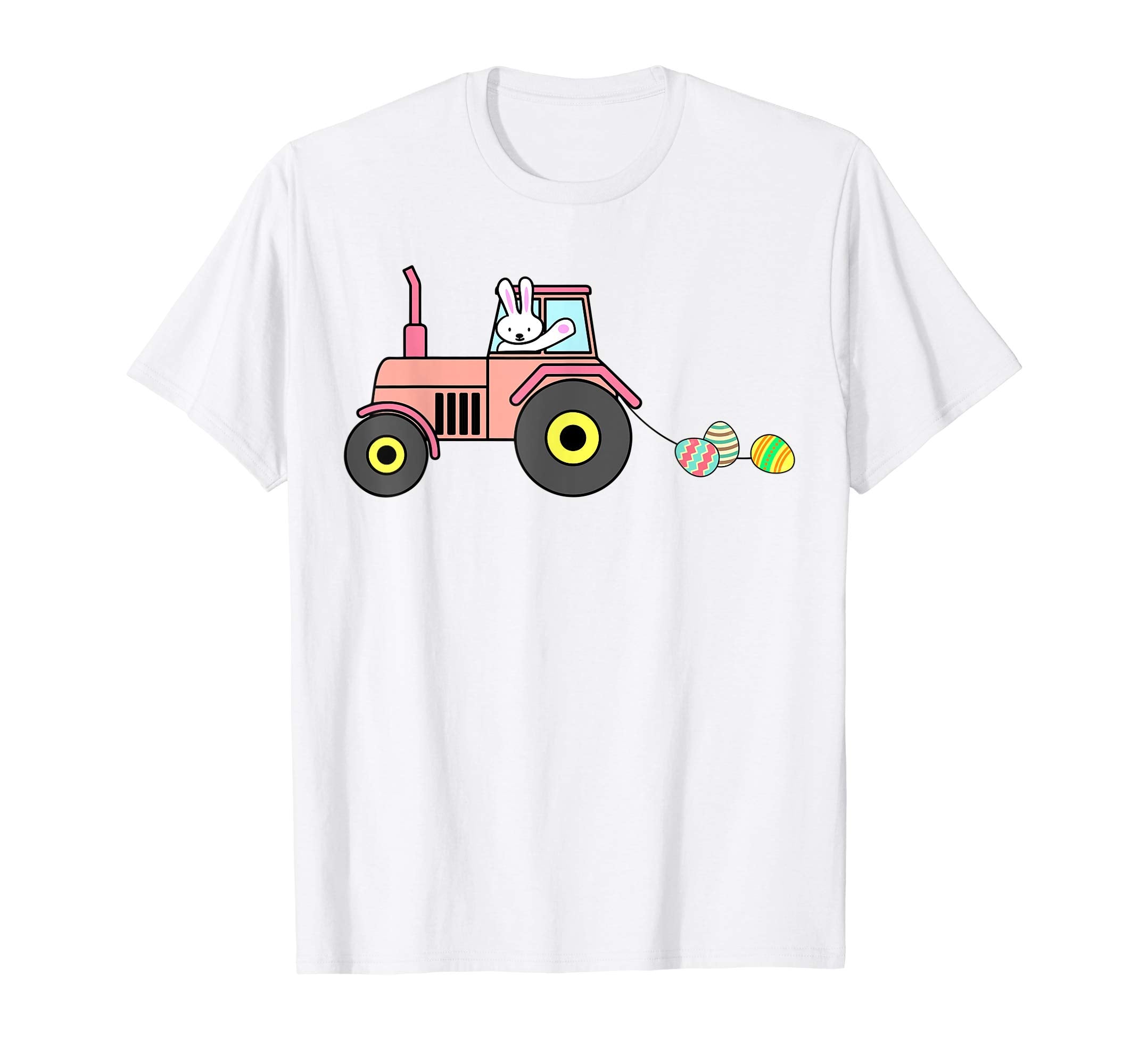 Easter Egg Bunny Tractor Shirt | Cool Hare Bulldozers Gift