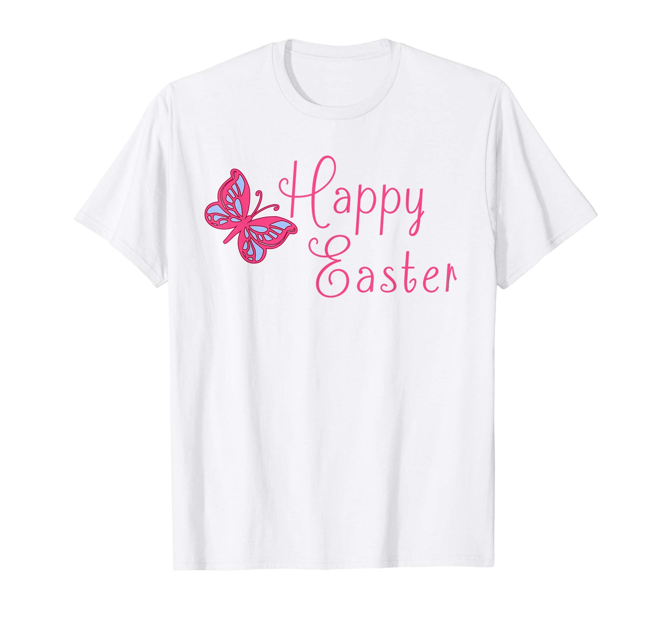 Happy Easter Tshirt with Butterfly