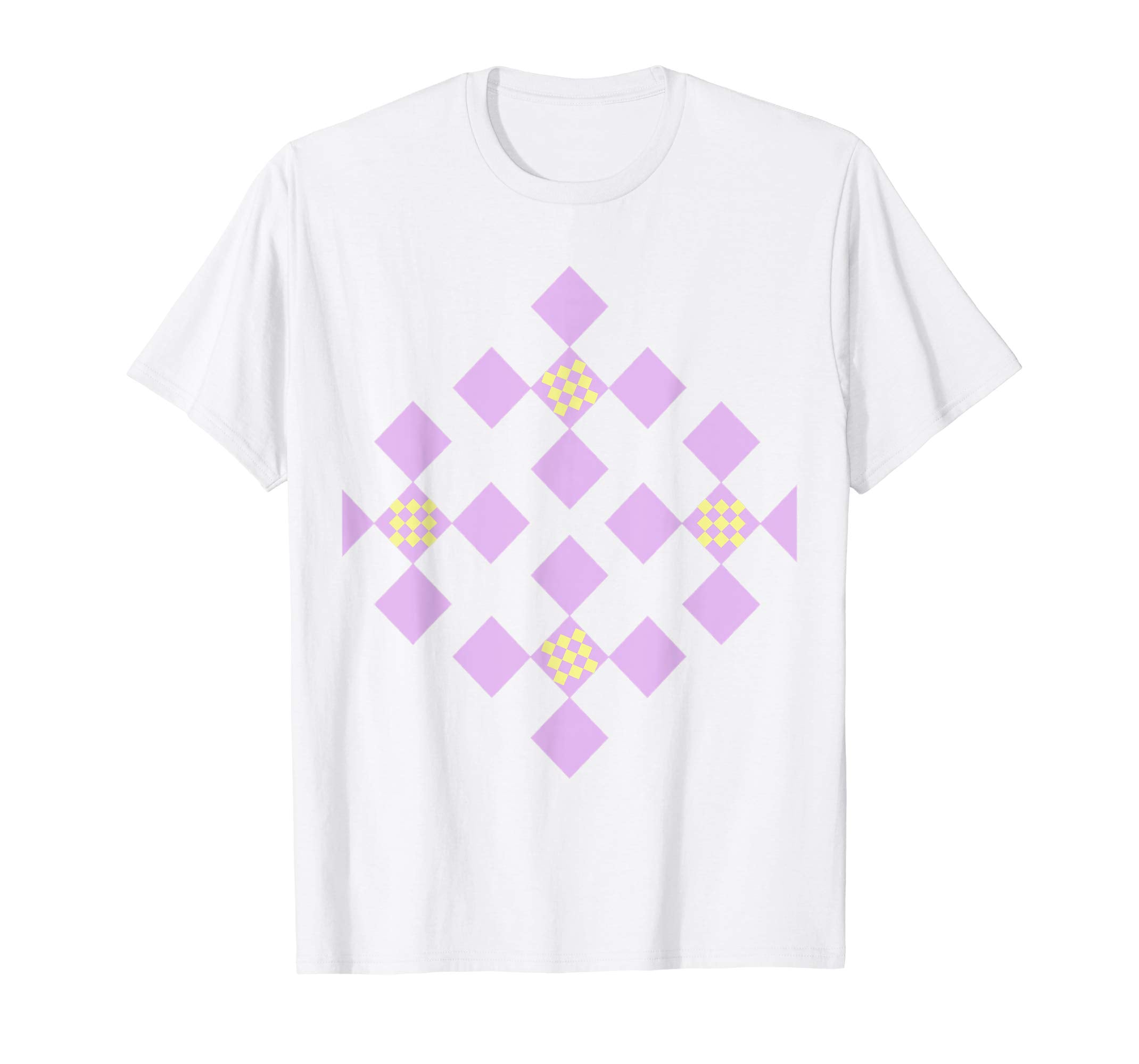 Easter Argyle Lavender Pastel Diamond Shape T-Shirt