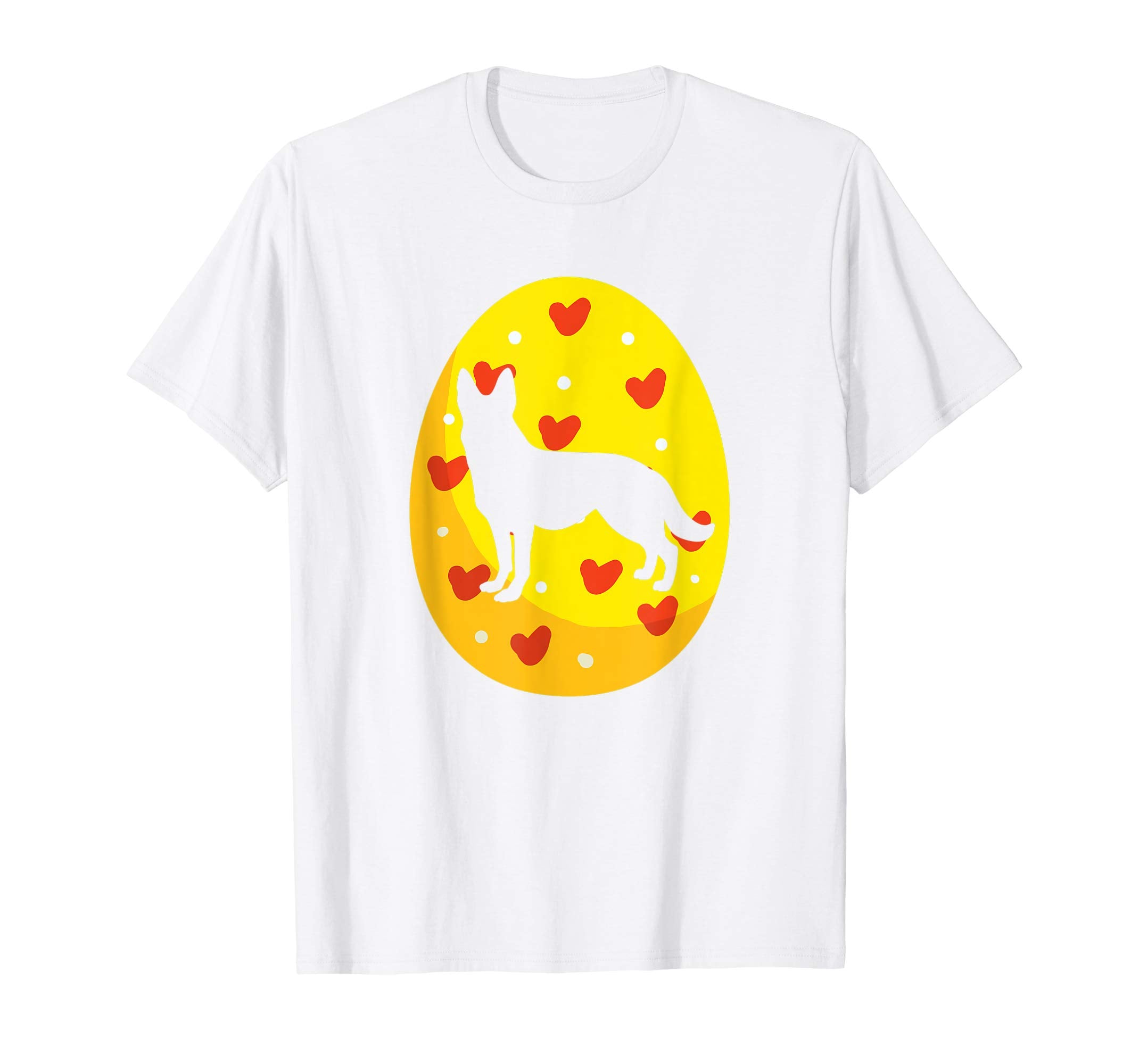 German Shepherd Easter Bunny Egg T-Shirt Gift