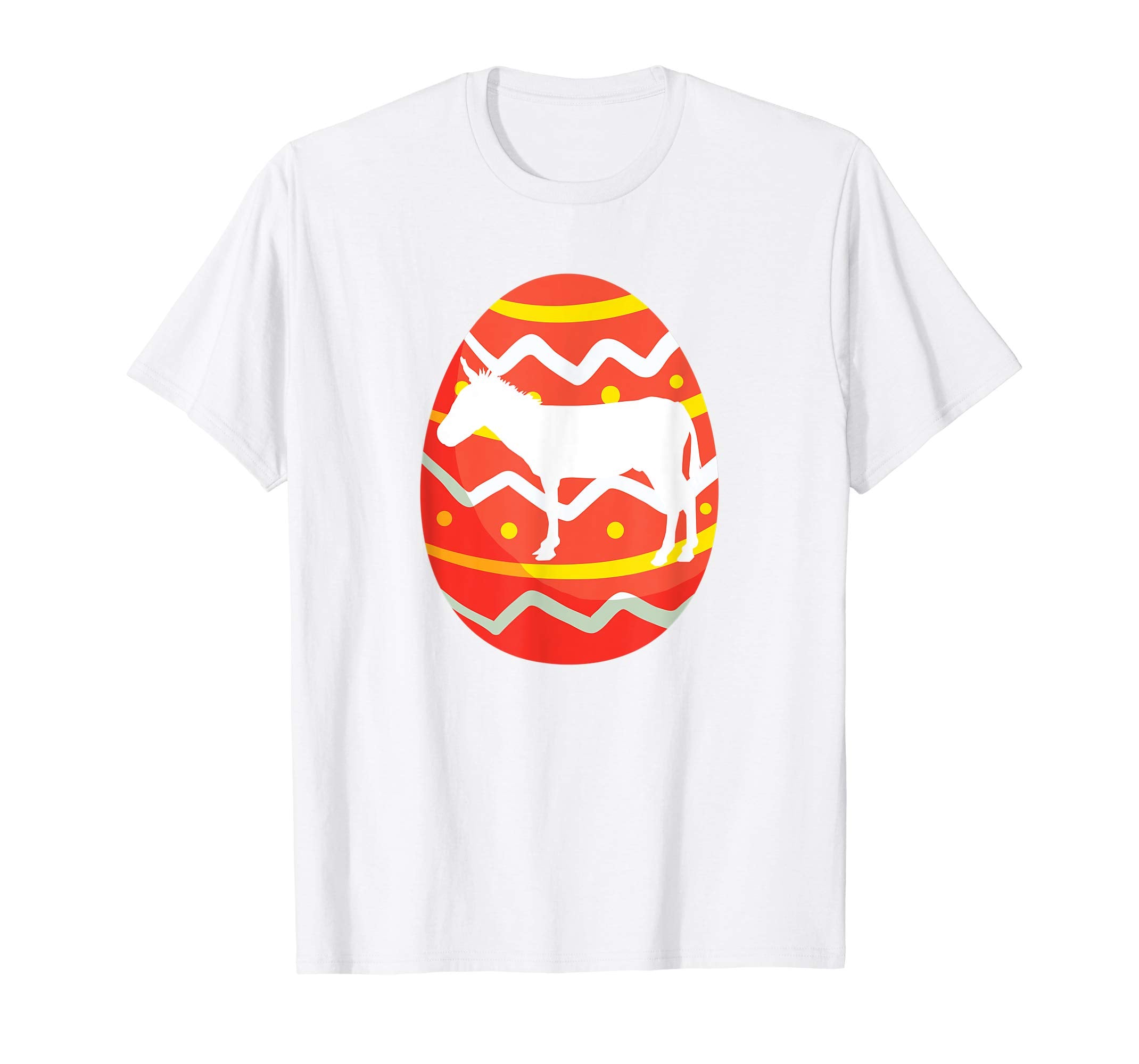 Happy Donkey Easter Bunny Egg T-Shirt Funny for Kids Girls