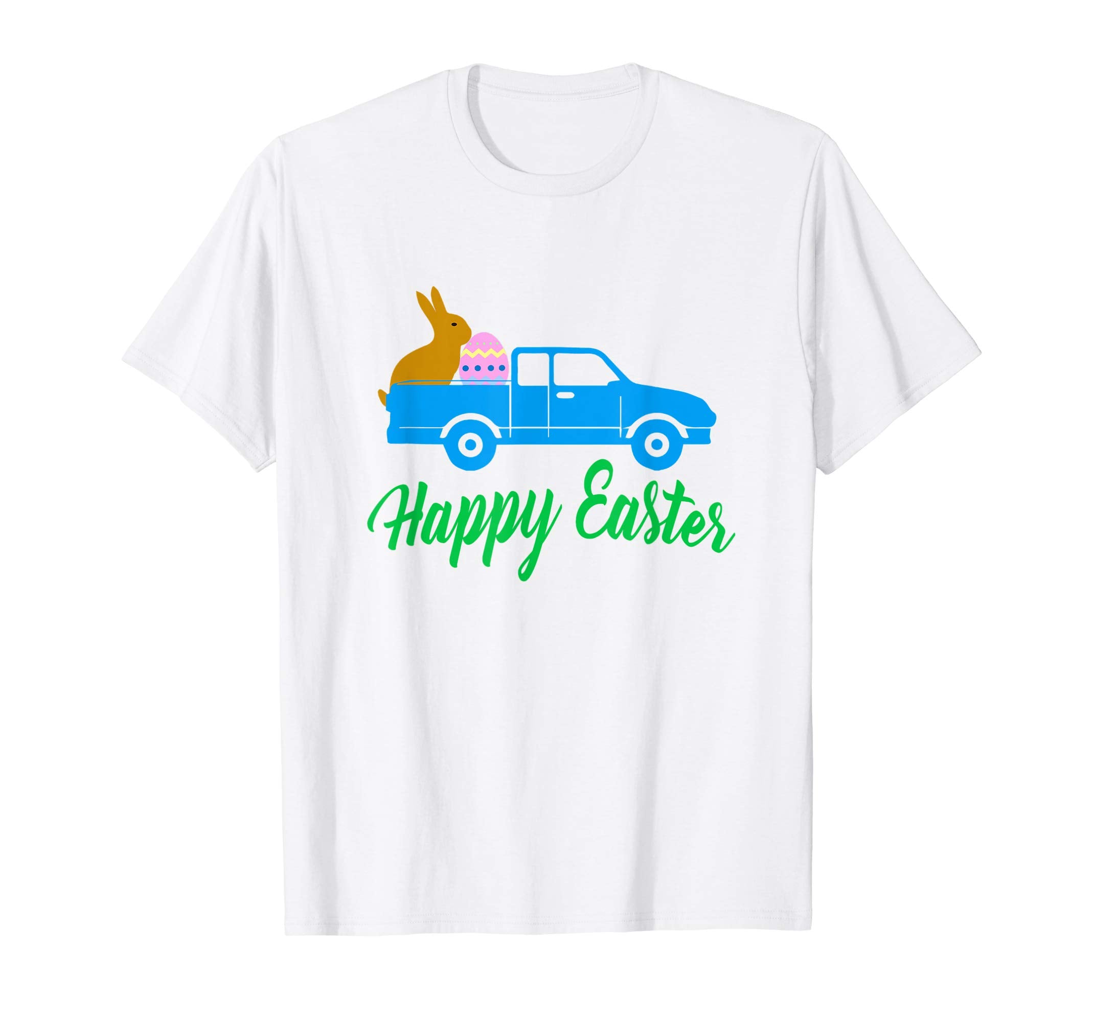 Vintage Truck with Easter Eggs Happy Easter T-Shirt