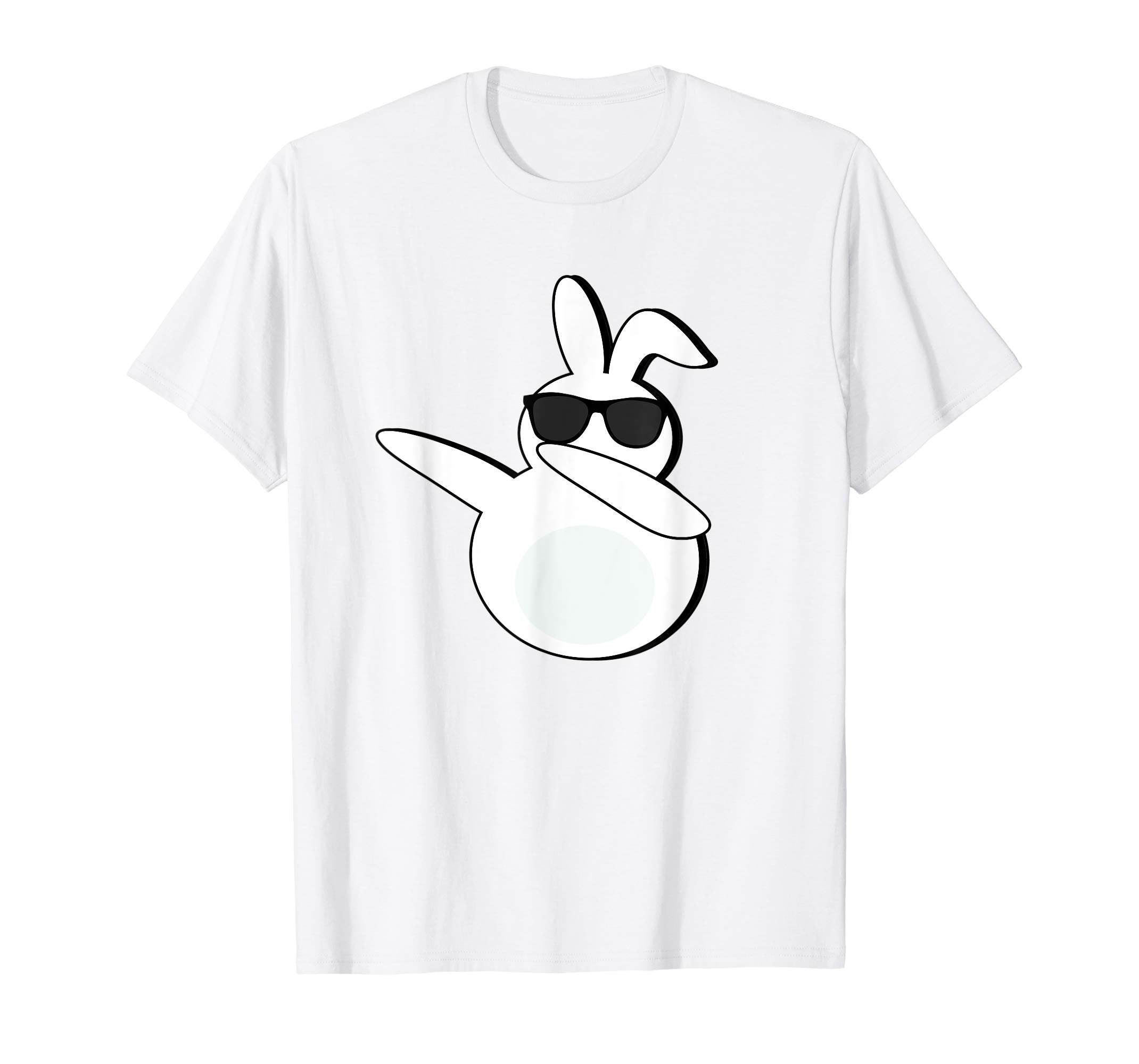 Funny Dabbing Hip Hop Bunny Easter With Sunglasses t-Shirt