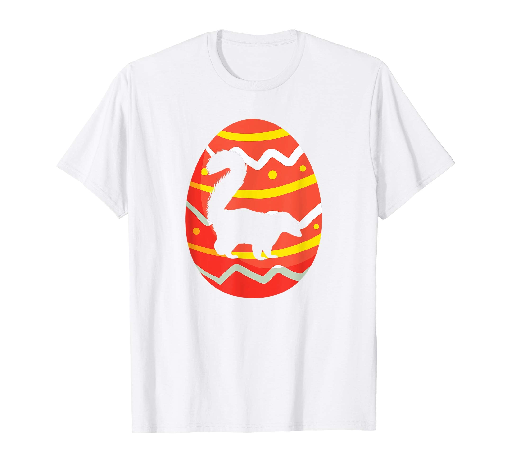 Happy Skunk Easter Egg Bunny T-Shirt for Kids Boys Girls