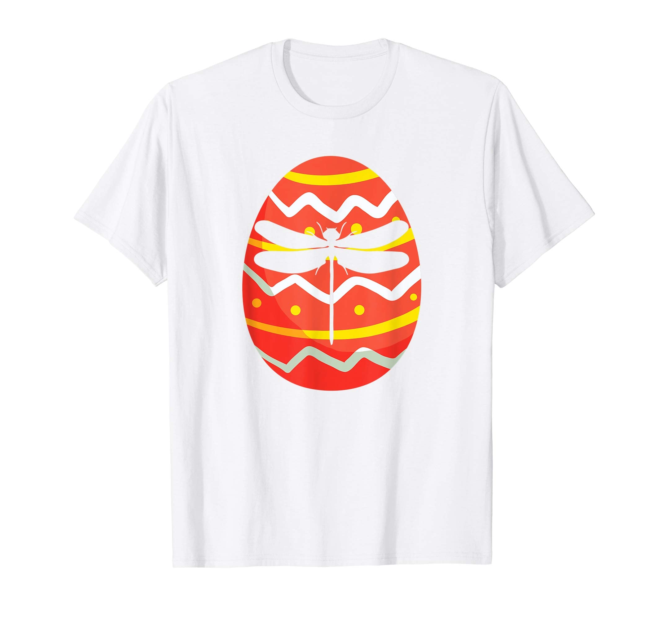 Happy Dragonfly Easter Bunny Egg T-Shirt for Kids Boys Girls