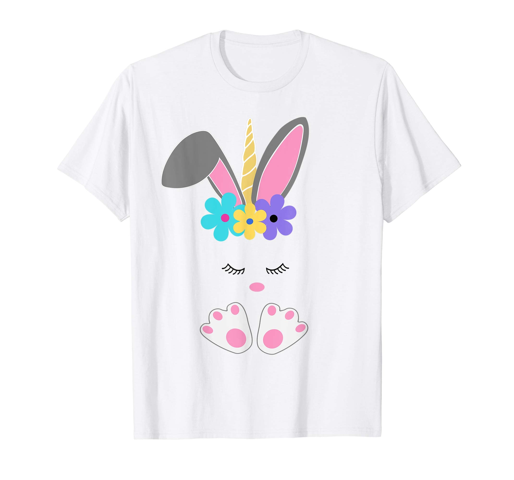 Funny Easter Bunnycorn Gift Tshirt Easter Gift Shirt