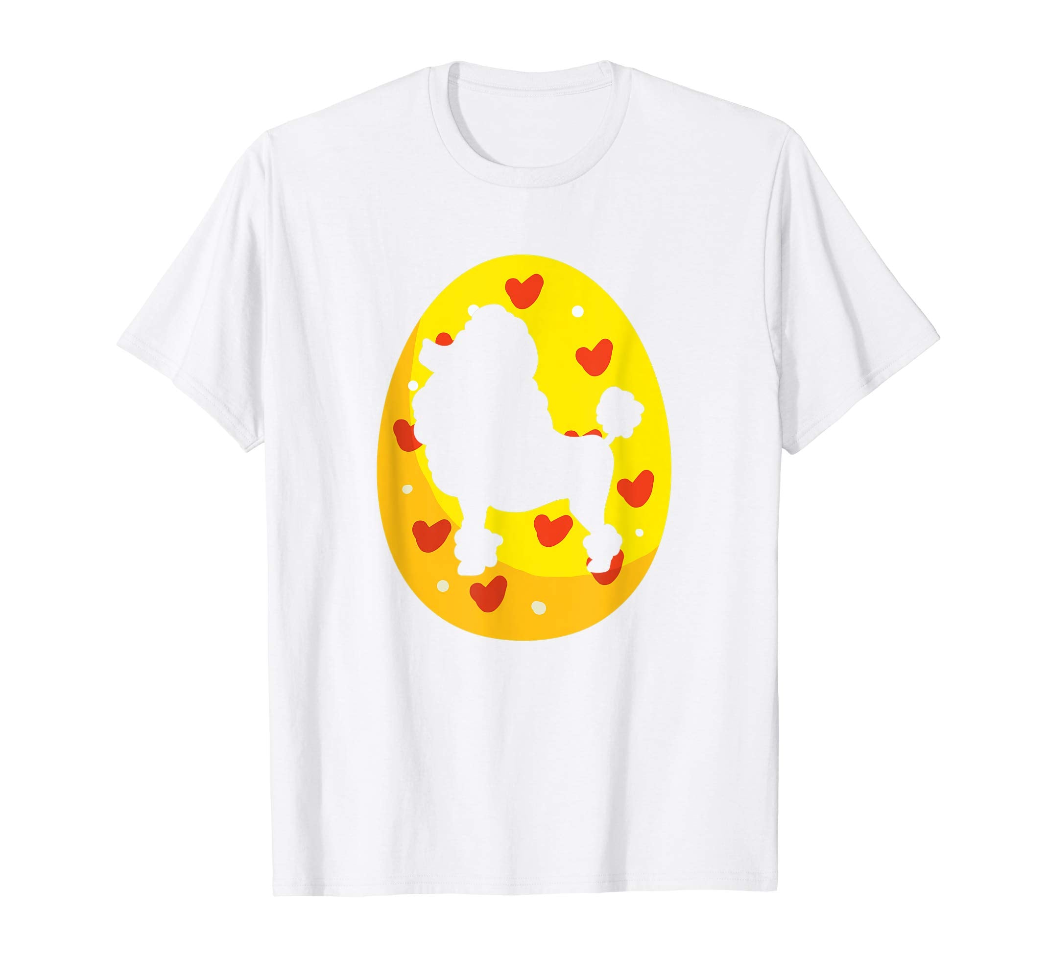 Poodle Easter Bunny Egg T-Shirt Dog Easter Gift