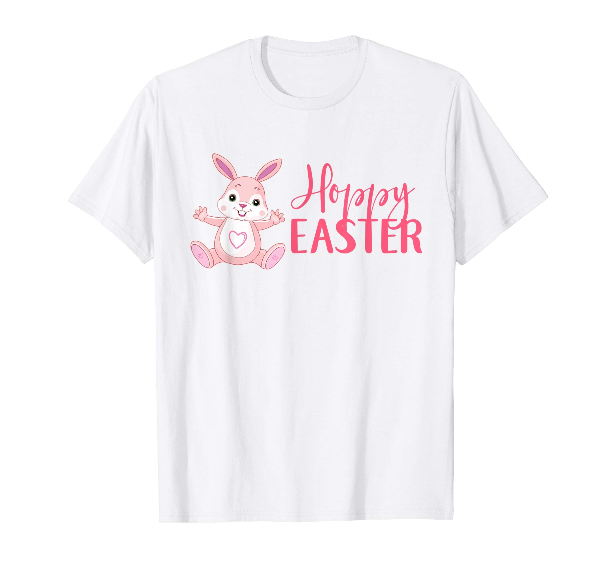 Cute Pink Bunny Hoppy Easter Shirt - Rabbit Happy Easter