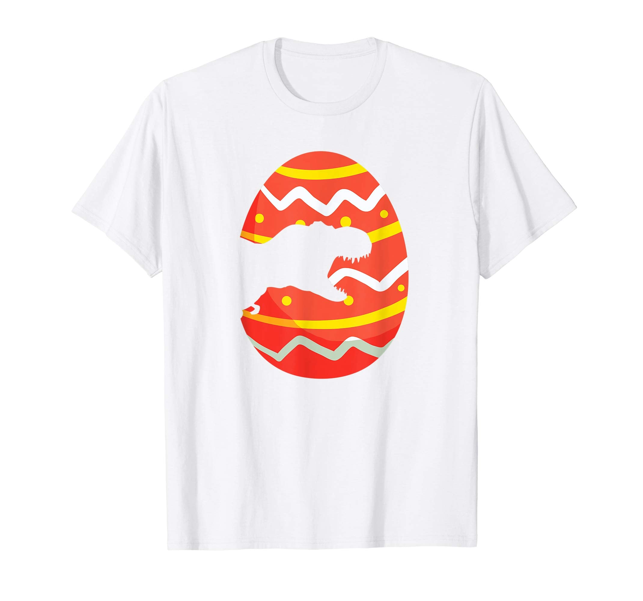 Dinosaur T-Rex Easter Egg T-Shirt Gifts for Kids Boys Girls