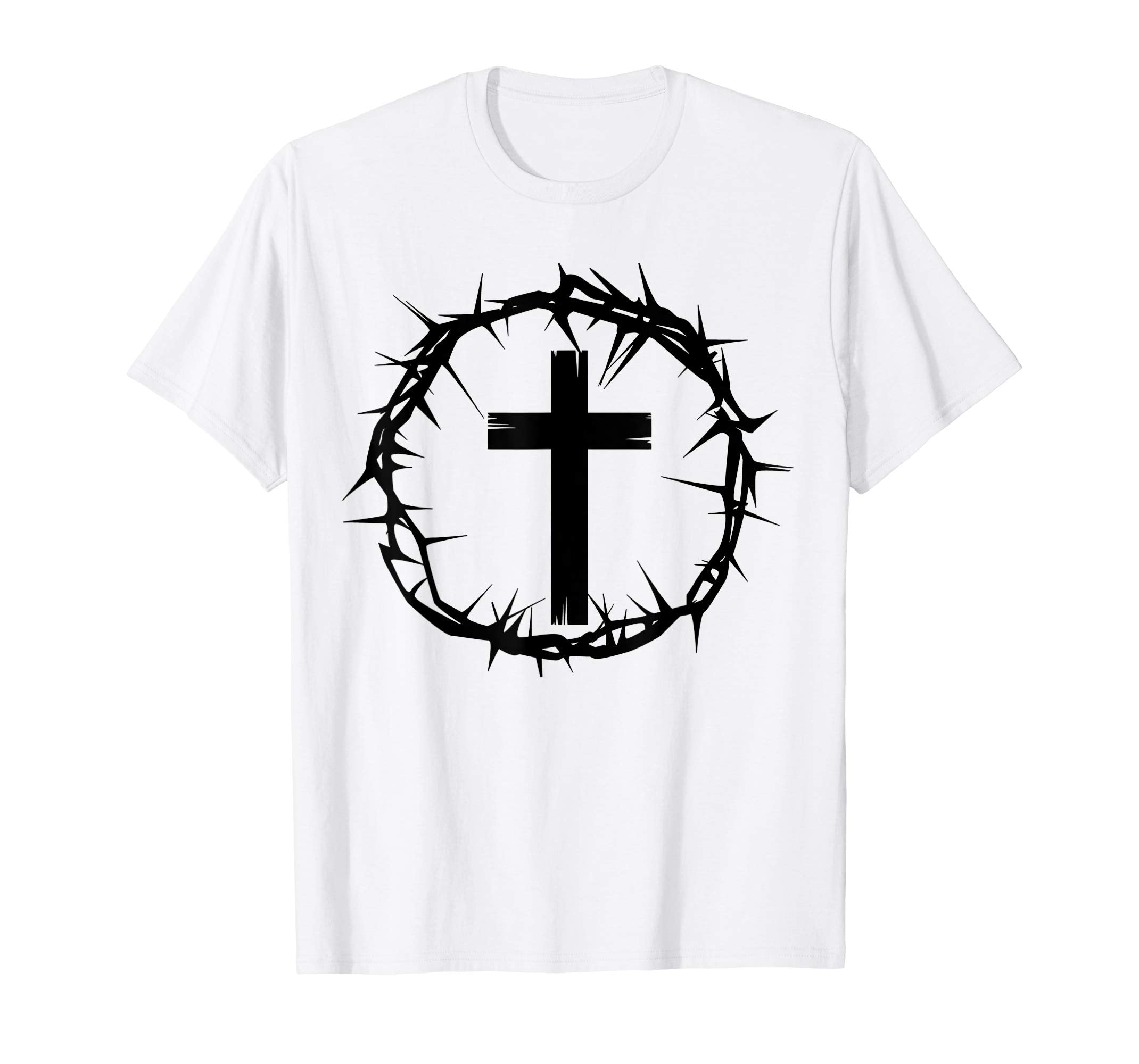 The cross in the crown tshirt for Christian Easter's day