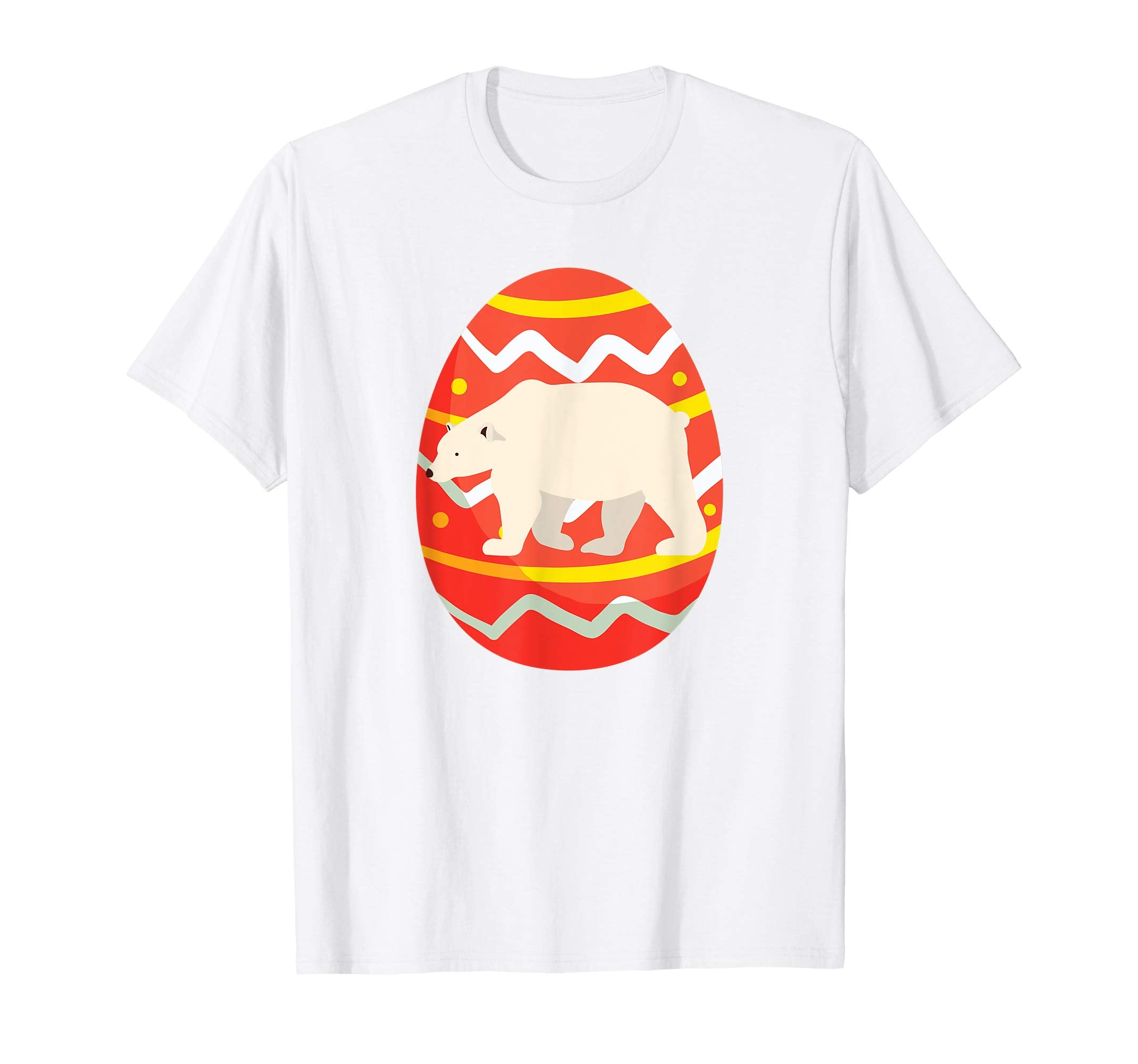 Funny Polar Bear Easter Eggs Shirt Gifts for Kids Boys Girls