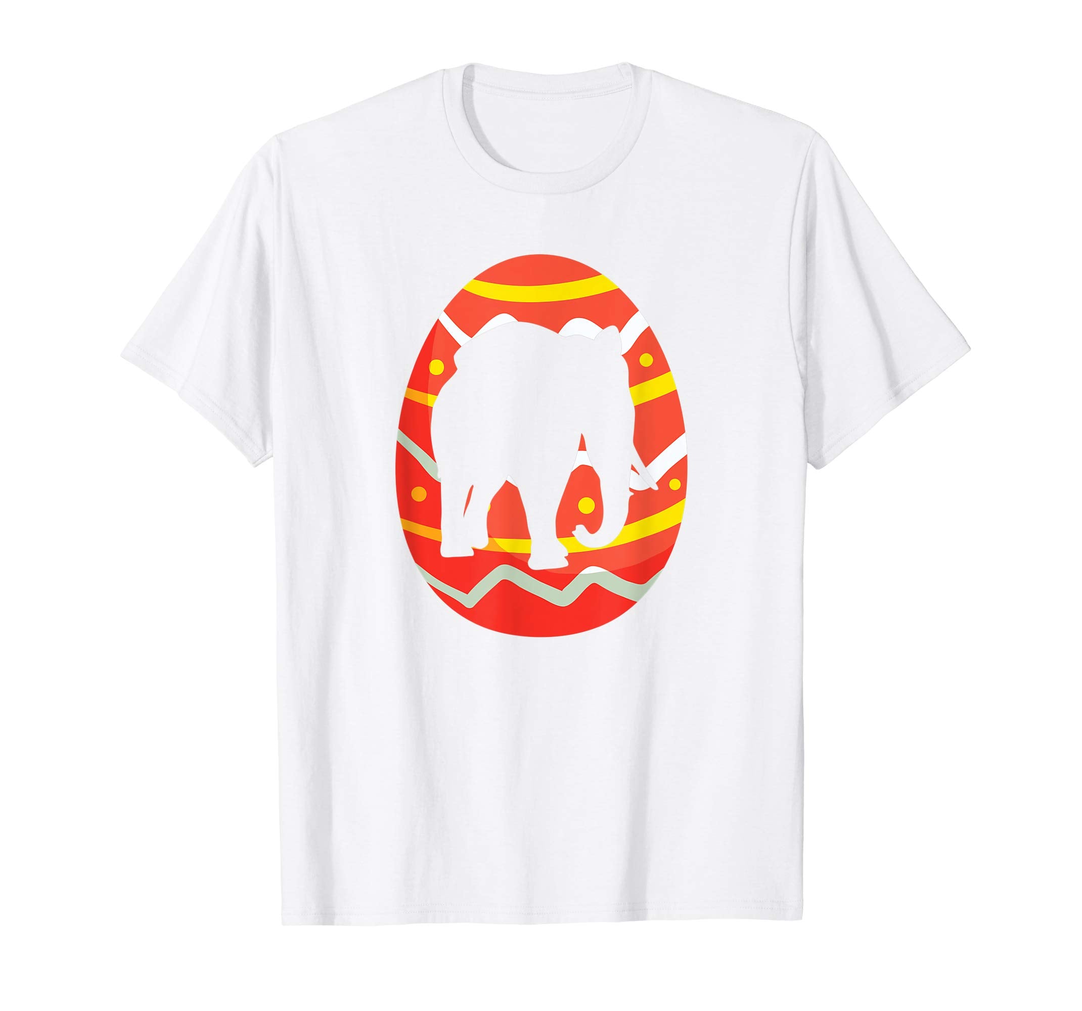 Elephant Easter Egg Bunny T-Shirt for Kids Boys Girls