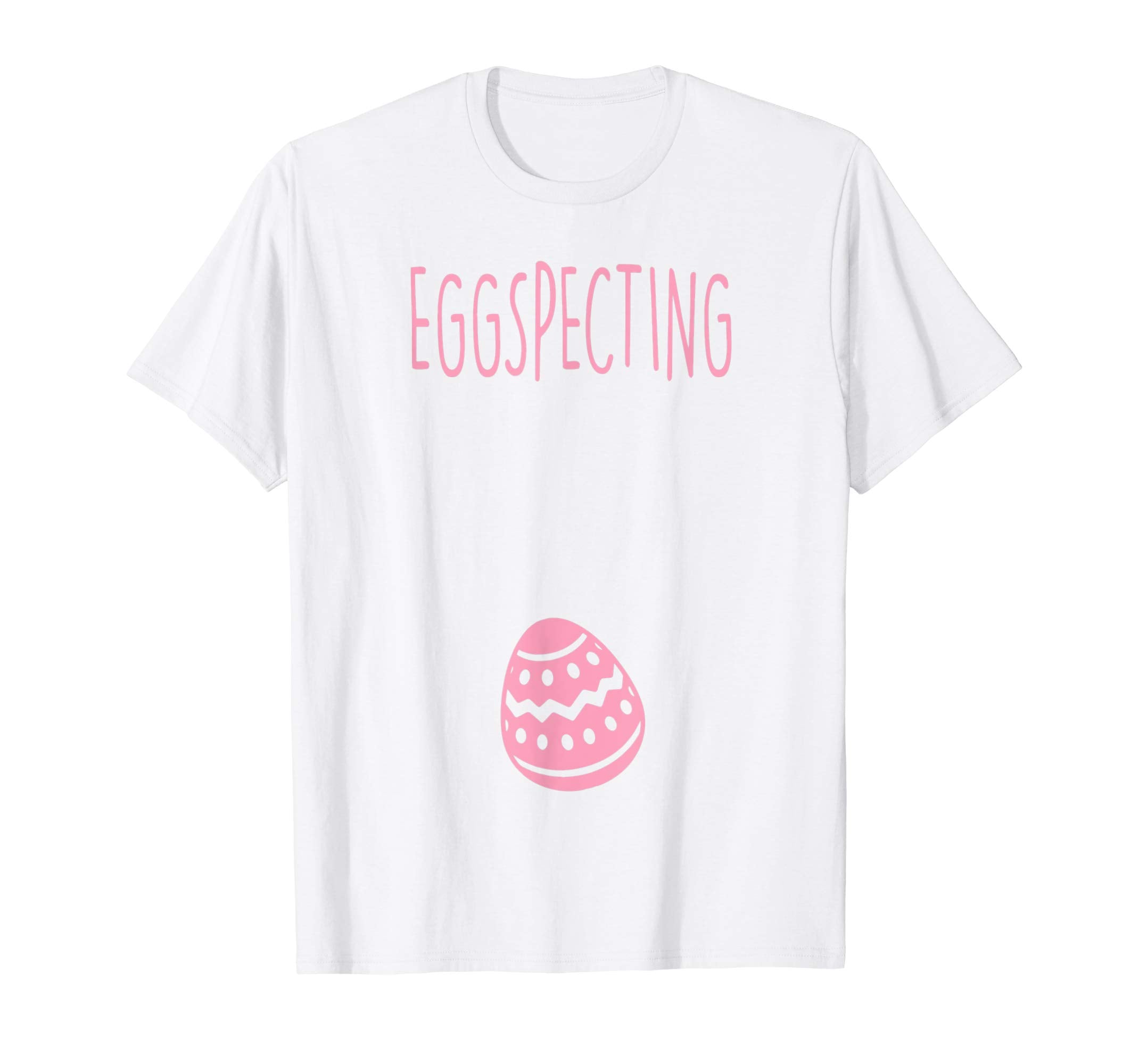 Woman's Easter Eggspecting Funny Pregnancy Announce T-Shirt