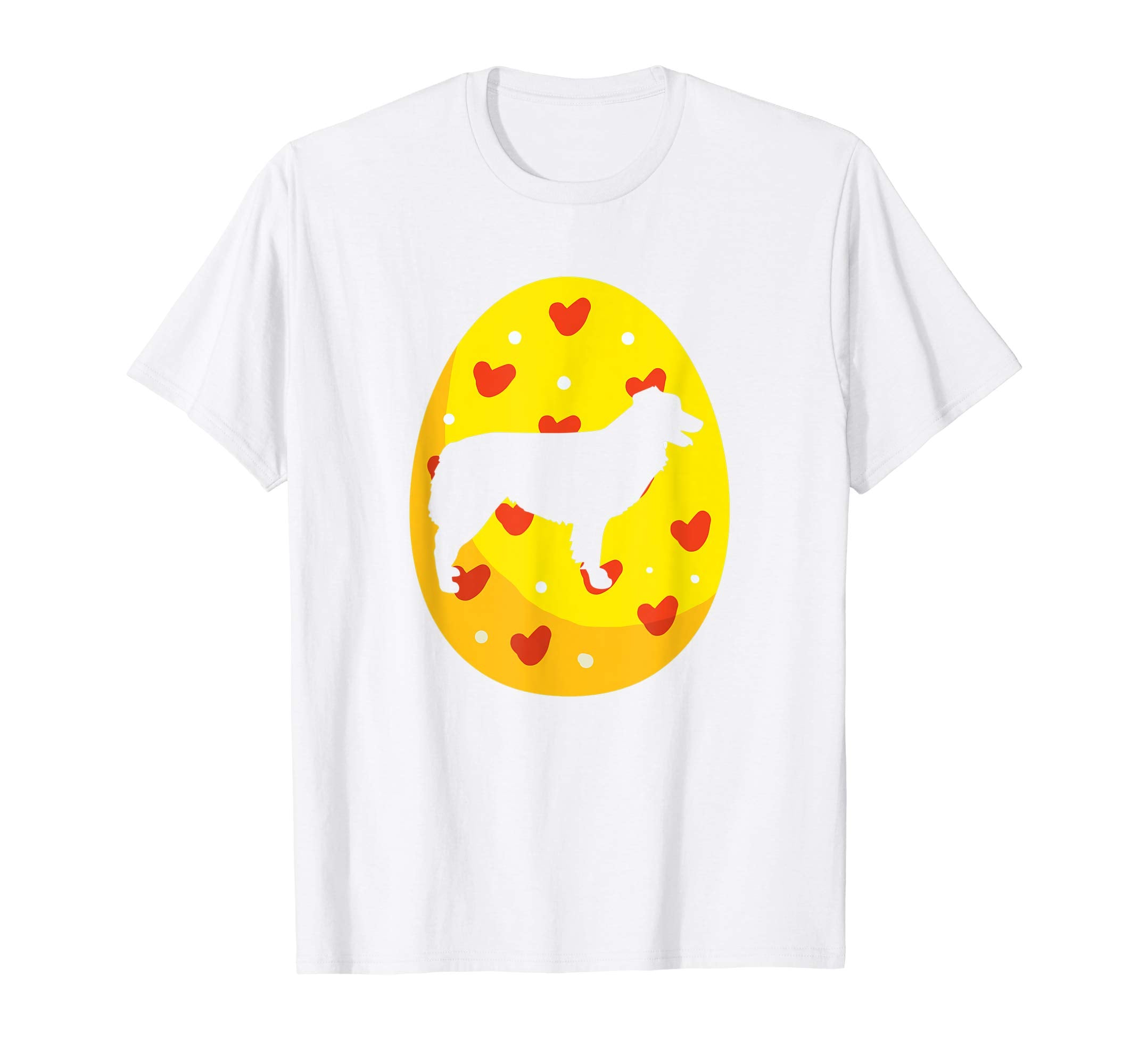 Australian Shepherd Easter Bunny Egg T-Shirt Dog Easter Gift