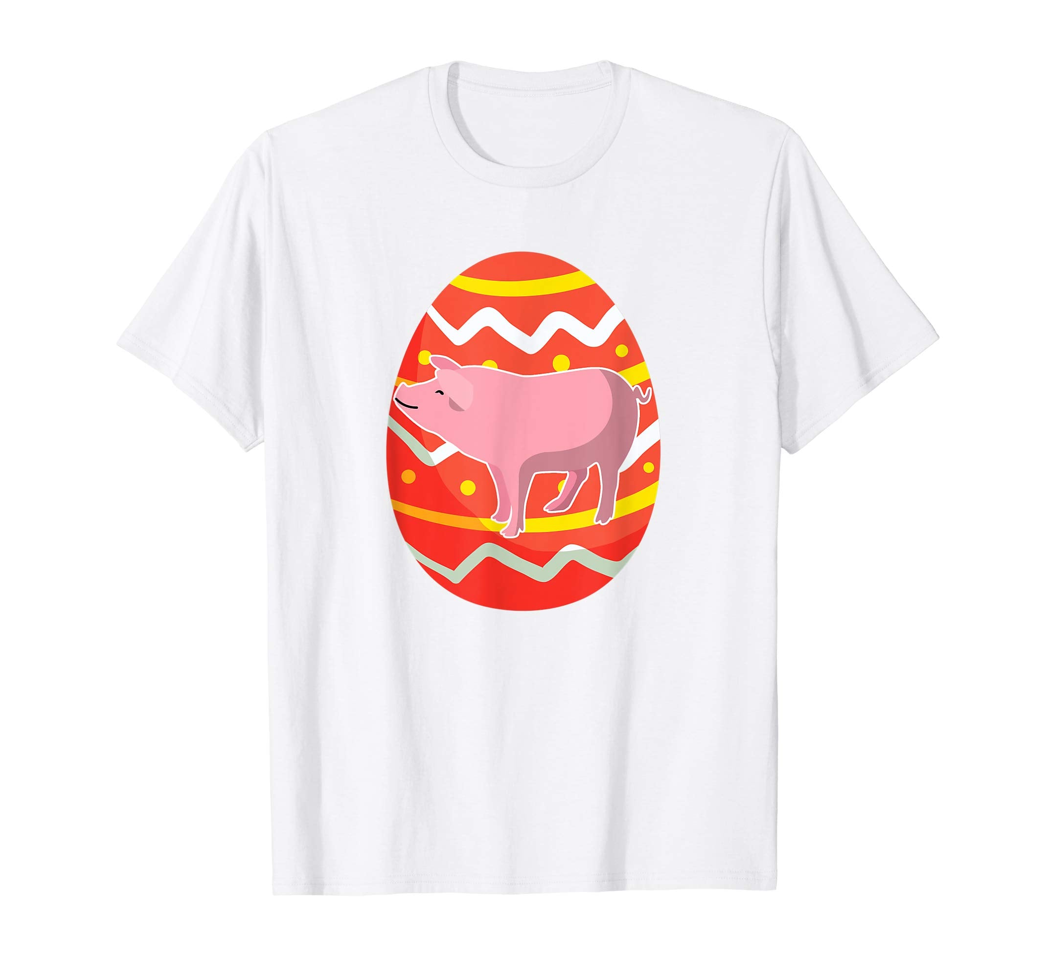 Funny Pig Easter Eggs T-Shirt Gifts for Kids Boys Girls