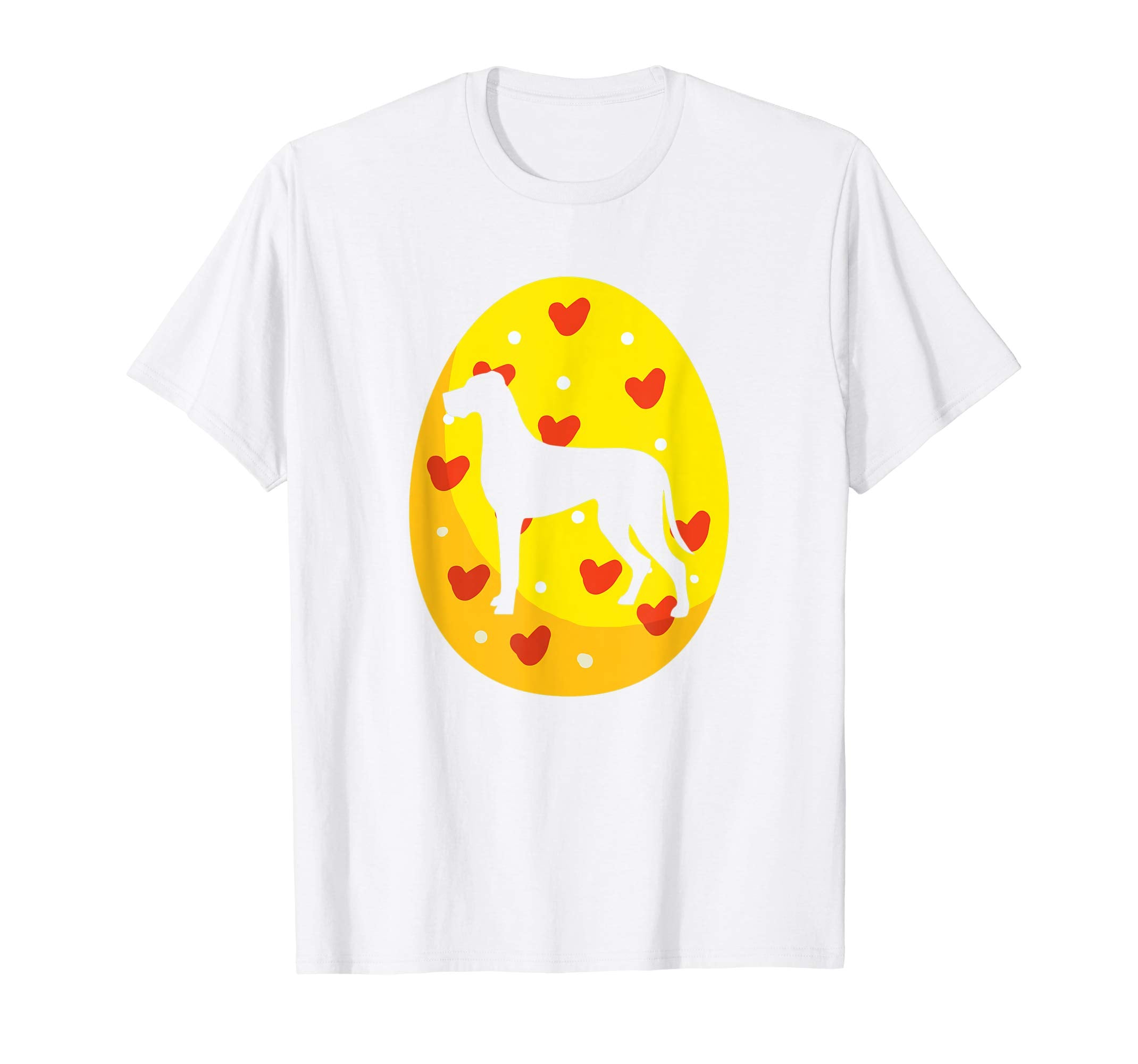 Great Dane Easter Bunny Egg T-Shirt Dog Easter Gift