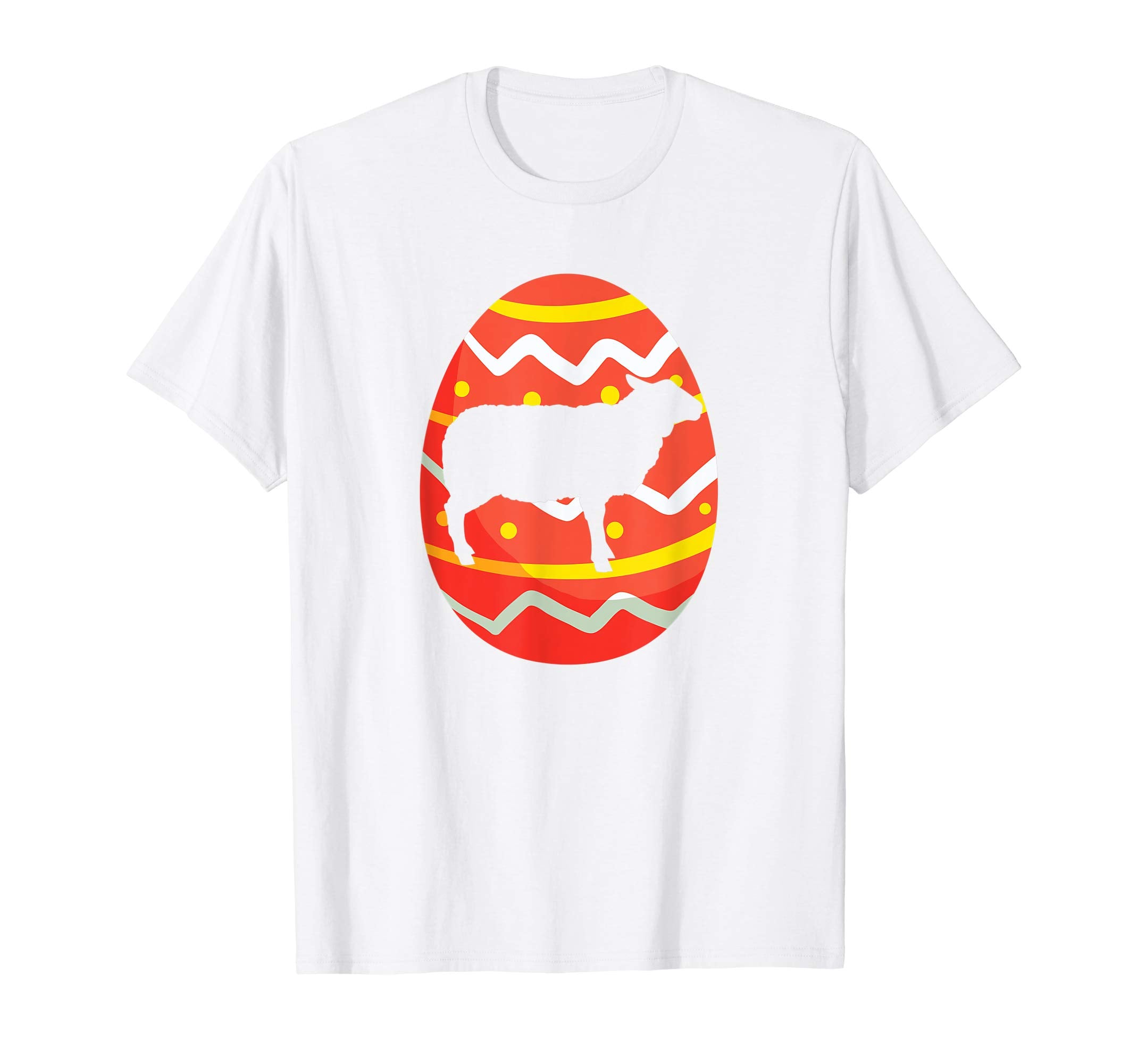 Happy Sheep Easter Bunny Egg T-Shirt for Kids Boys Girls