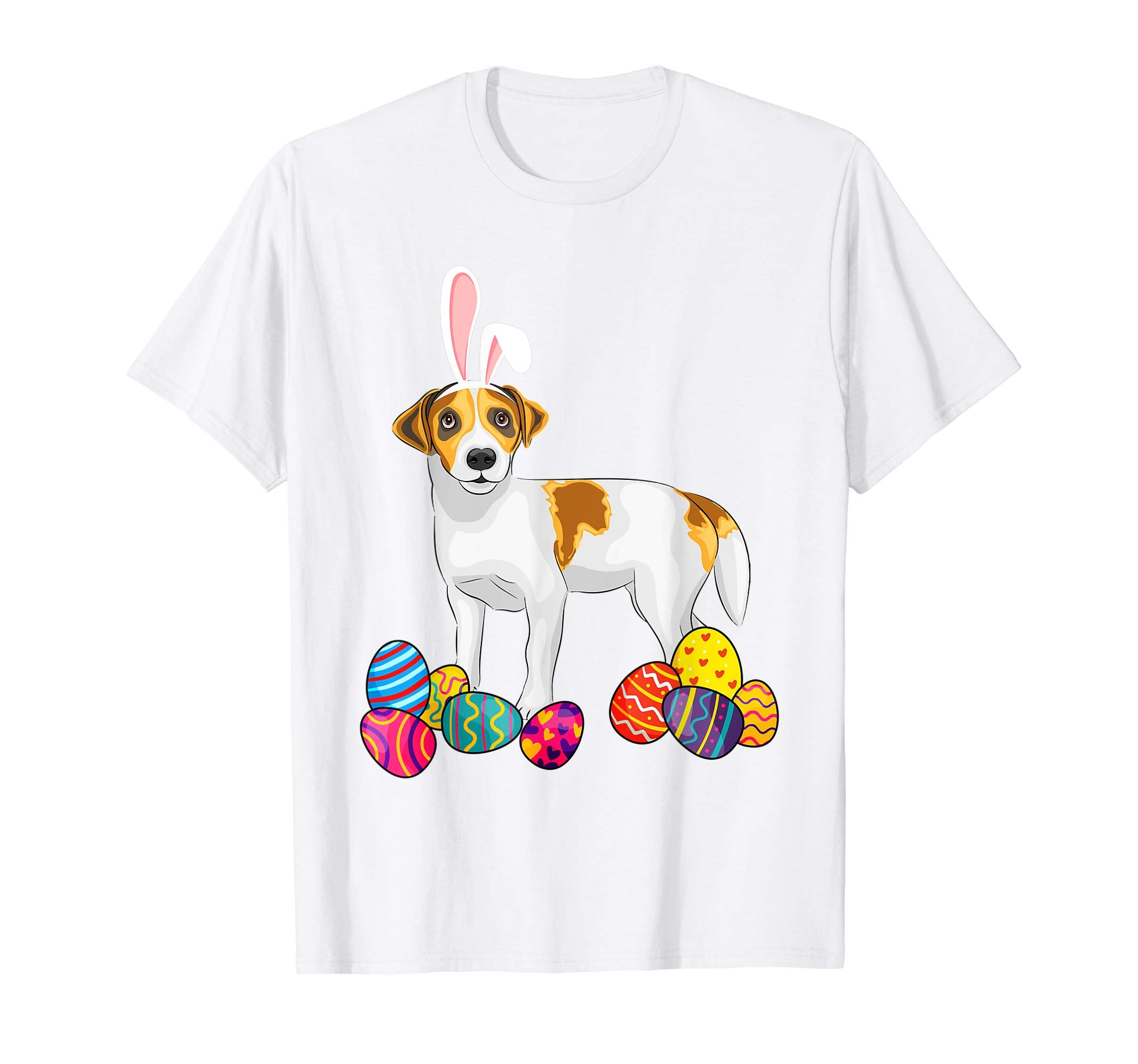 Russell Terrier Bunny Ear With Egg Easter Easter Day Shirt