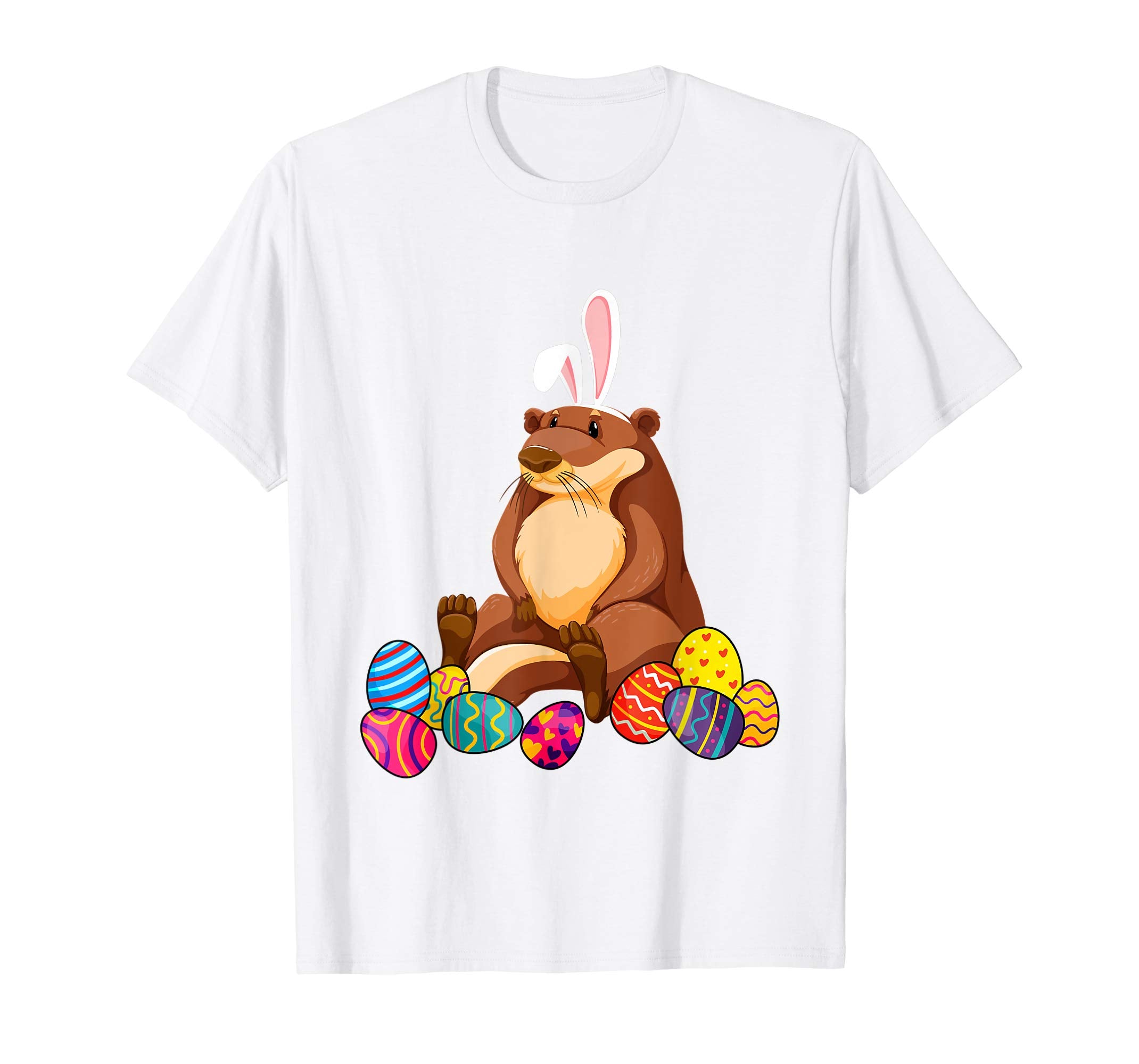 Otter Bunny Ear With Egg Easter Easter Day Shirt