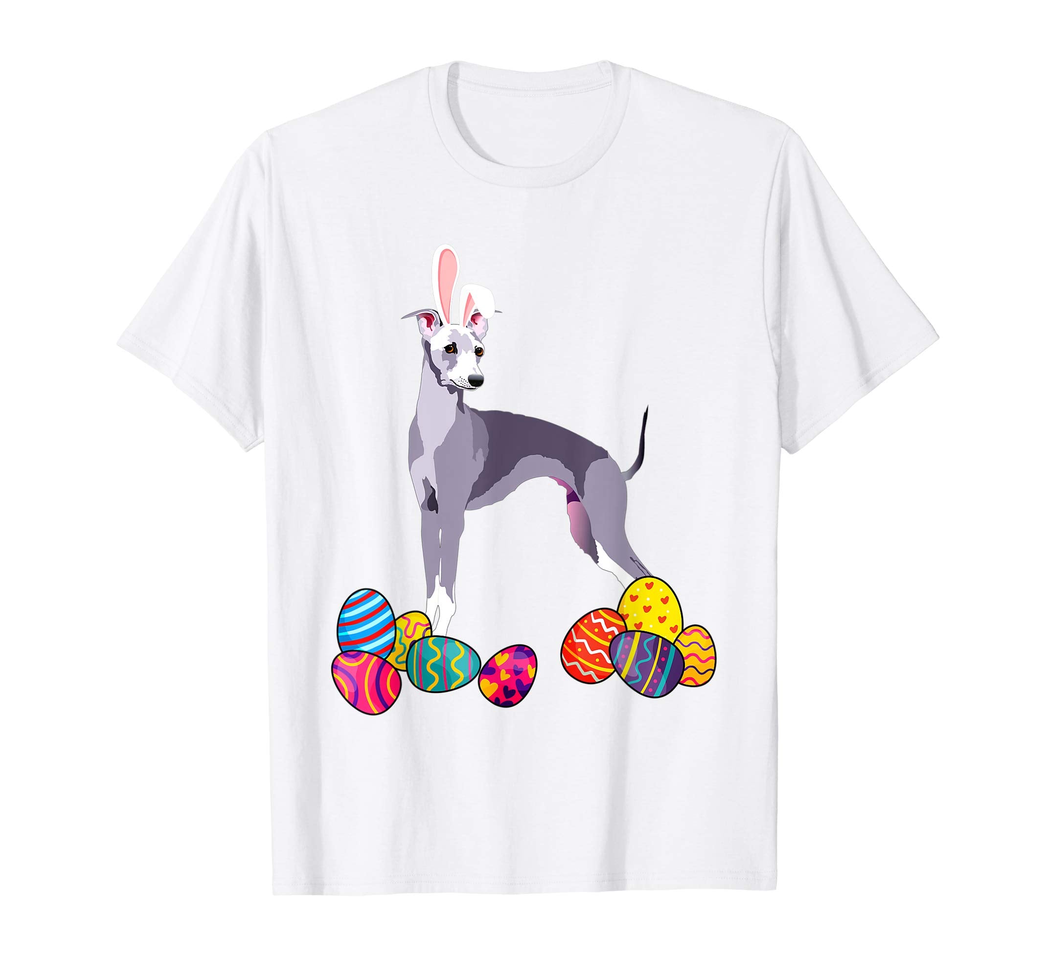 Italian Greyhound Bunny Ear With Egg Easter Easter Day Shirt