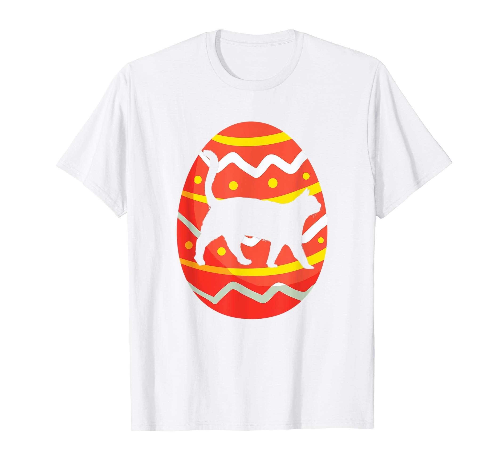 Funny Cat Easter Eggs T-Shirt Gifts for Kids Boys Girls