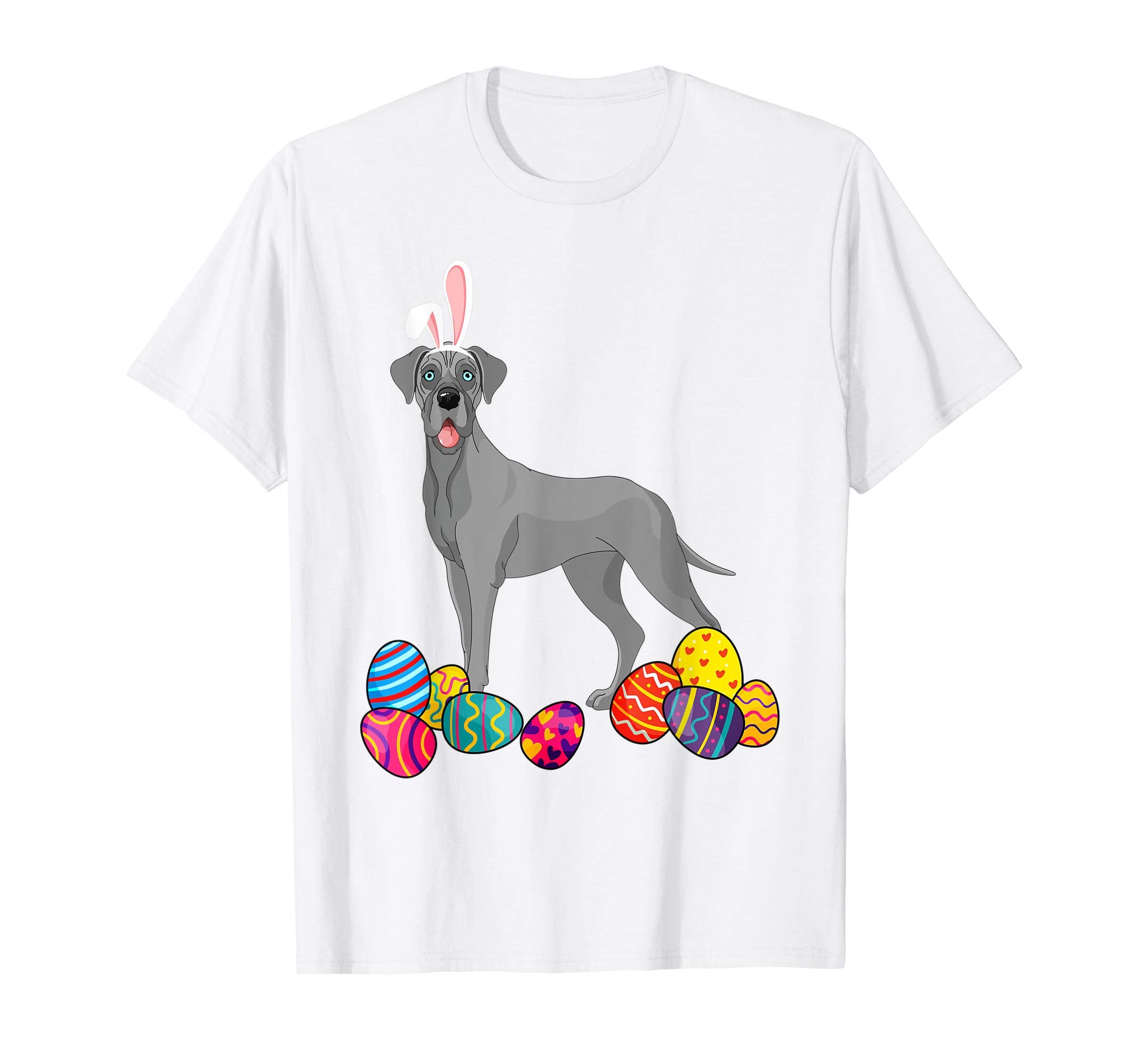 Great Dane Bunny Ear With Egg Easter Easter Day Shirt